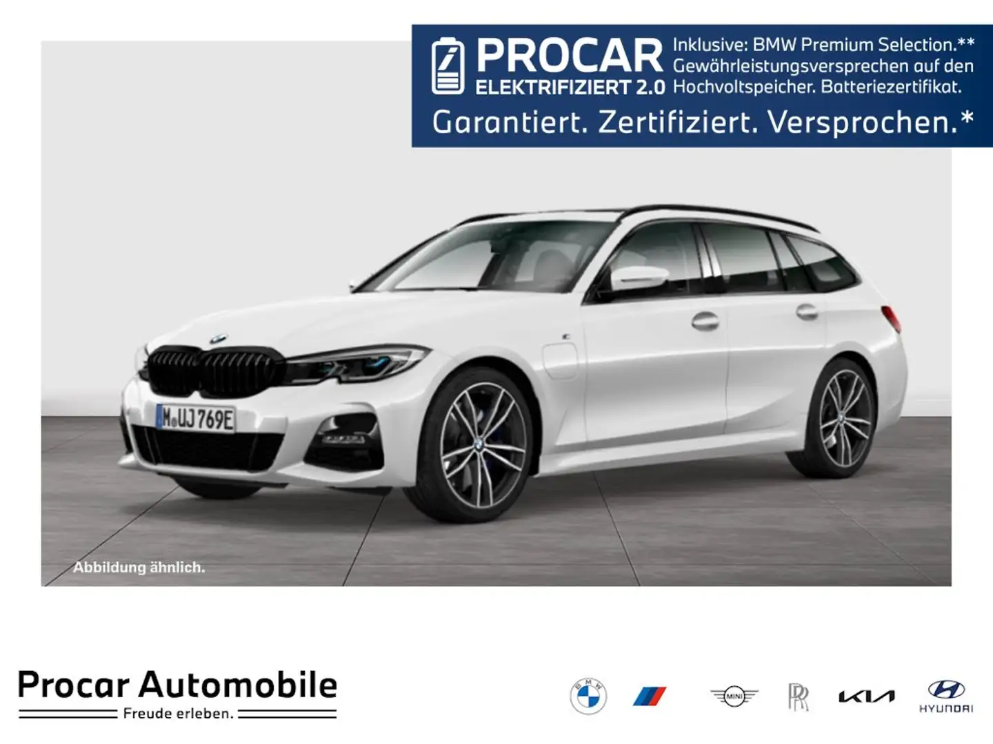 BMW 330 e xDrive Tour. M Sport+AHK+PANO+SHZ+HUD+LASERLICHT Weiß - 1