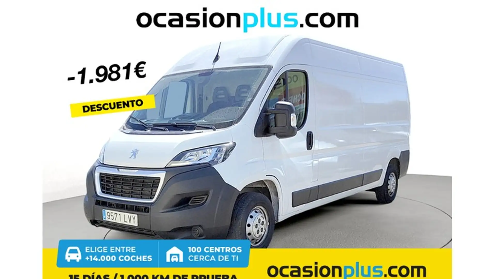 Peugeot Boxer Furgón 2.2BlueHDI 335 L2H2 S&S 140 Wit - 1
