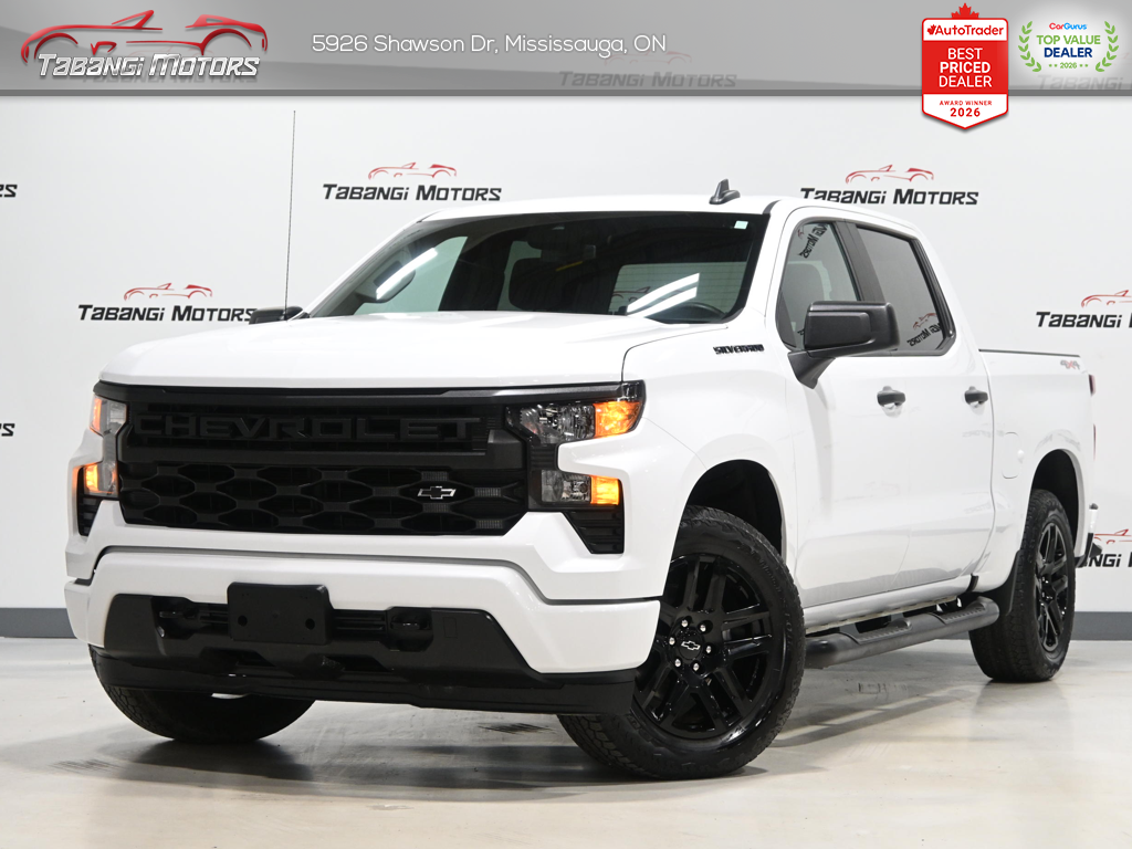 Chevrolet 2024 Chevrolet Silverado 1500 Crew Cab Custom Lane Assist CarPlay