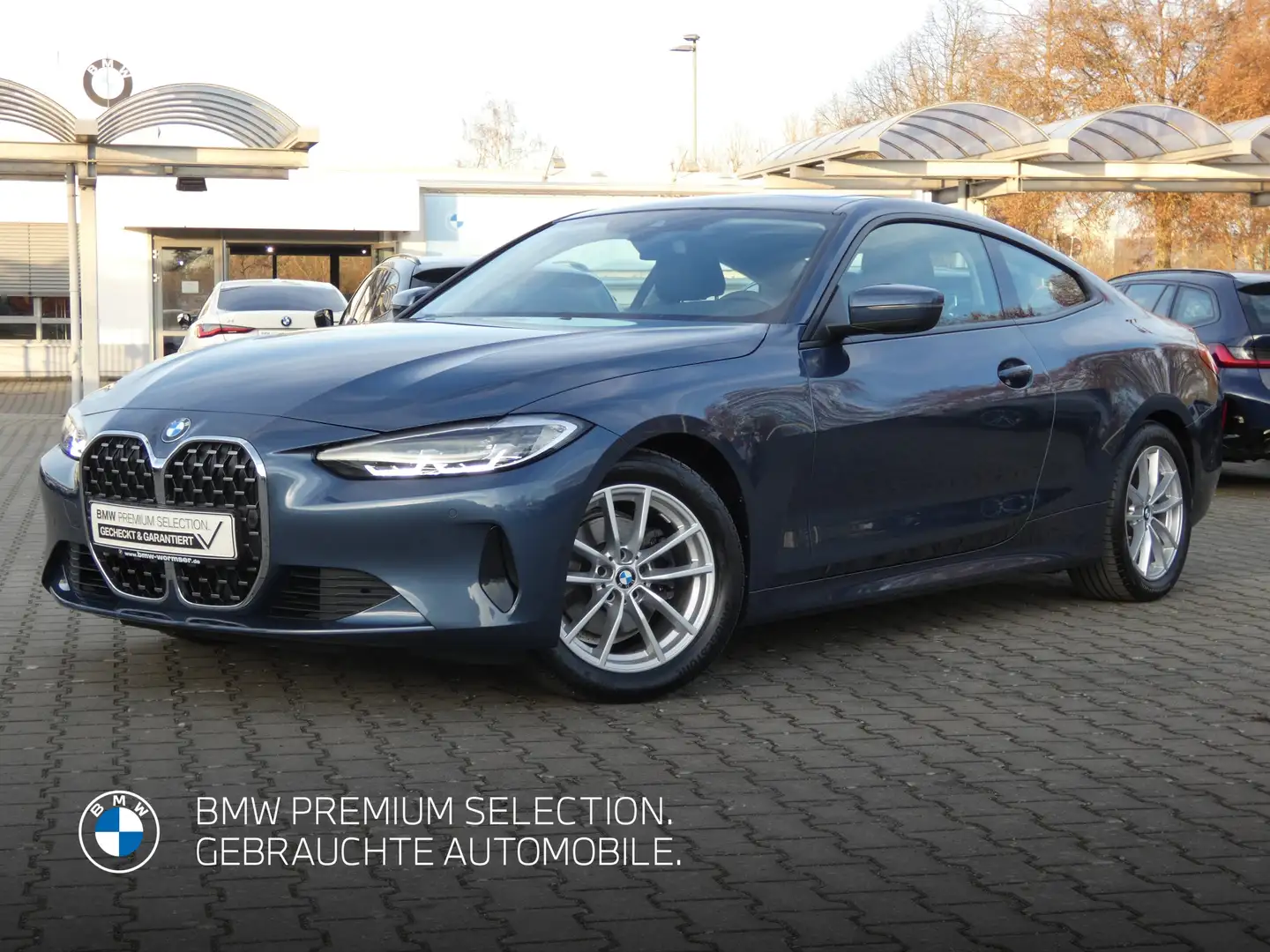 BMW 420 d Coupé DAB WLAN GSD Komfortzg. Tempomat Shz Blau - 1