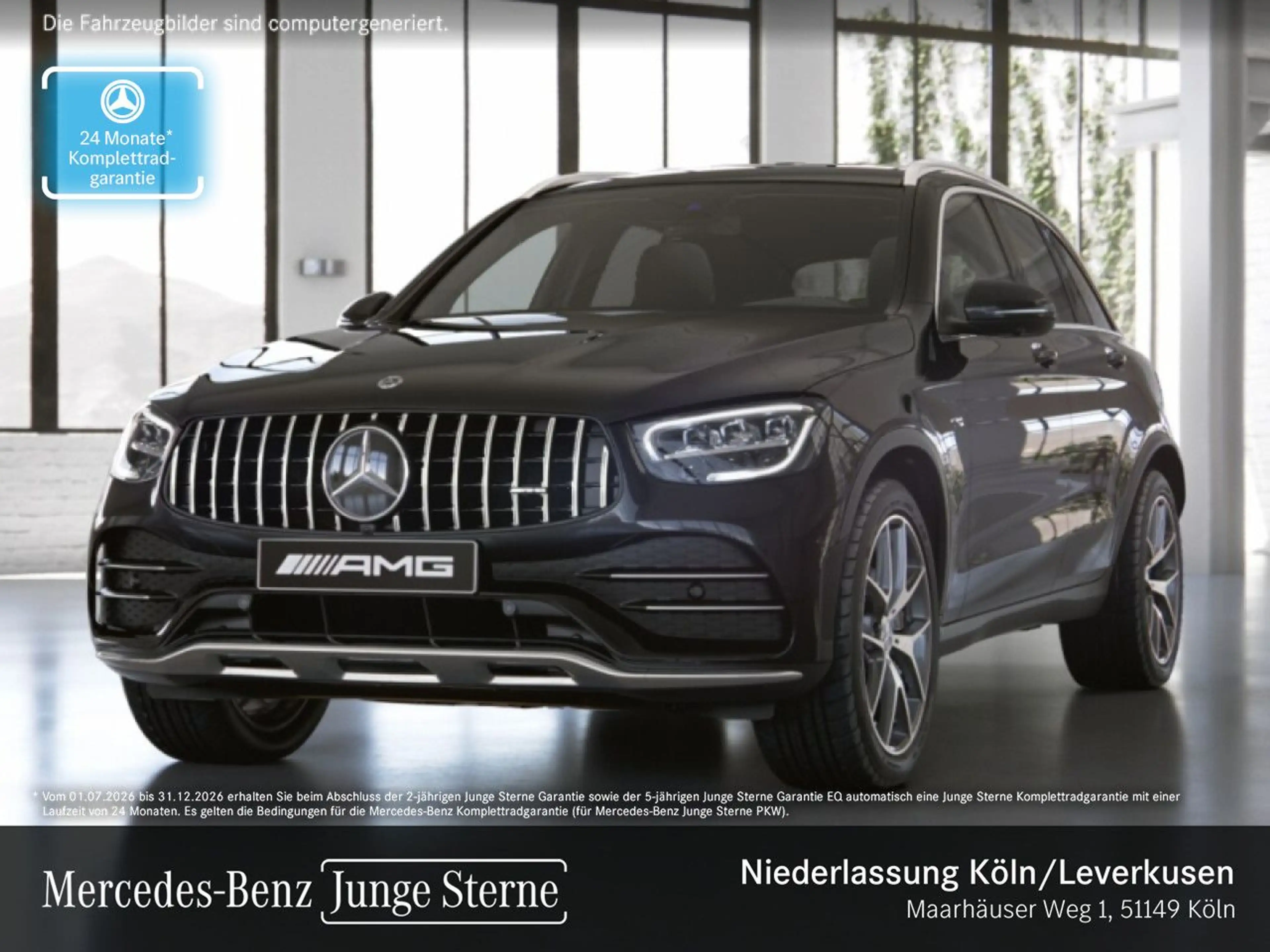 Mercedes-Benz GLC 43 AMG GLC 43 4M AMG+360+AHK+LED+SPUR+TOTW+KEYLESS+9G
