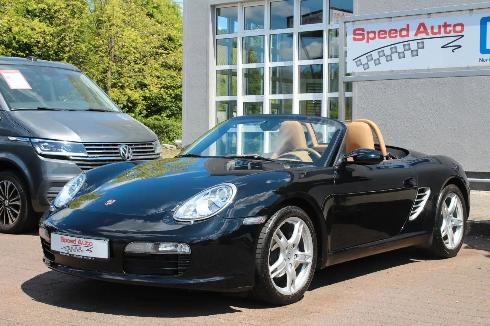 Porsche Boxster 2.7 Cabrio/Bi-XENON/NAVI/PDC/LEDER BEIGE Nero - 1