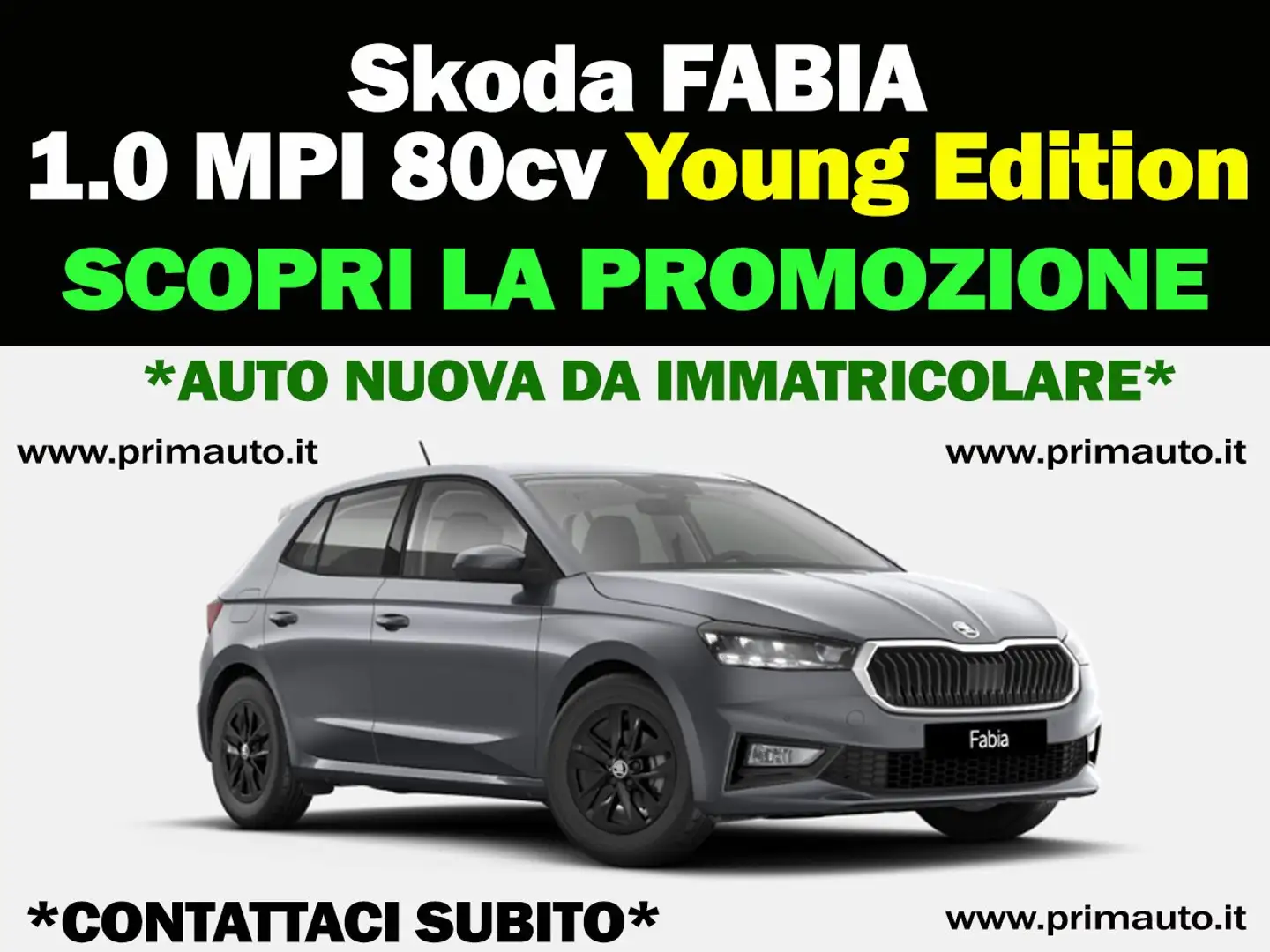Skoda Fabia 1.0 MPI 80cv "YOUNG EDITION" - CONTATTACI !!! Grau - 1