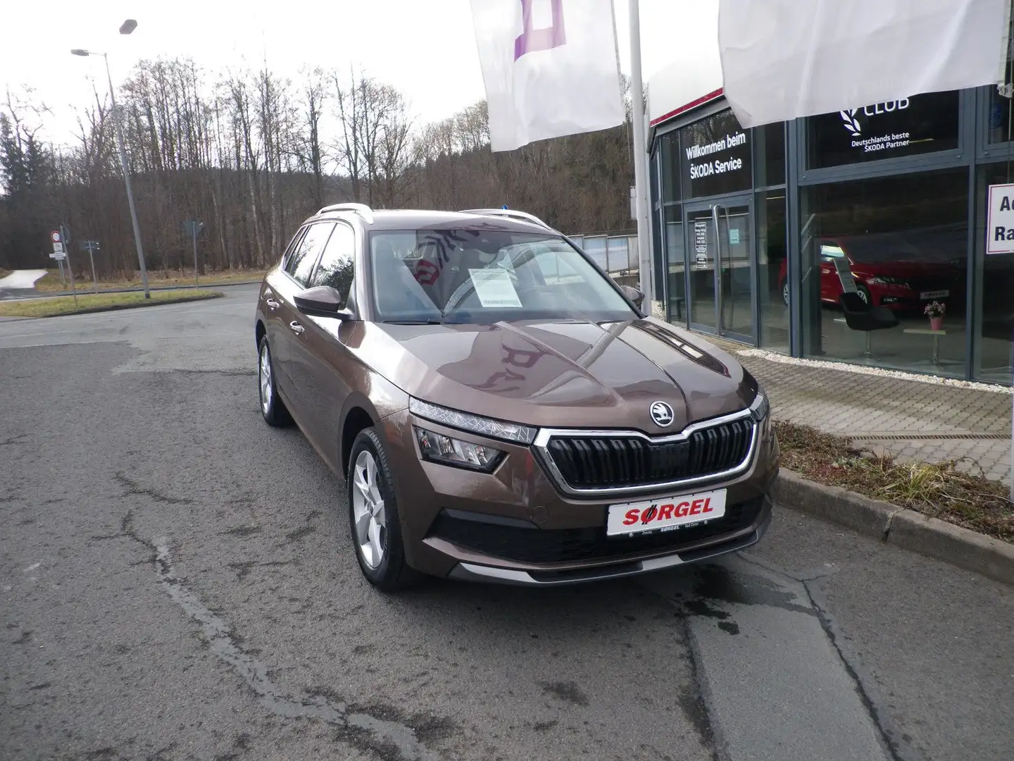 Skoda Kamiq AMBITION 1.0TSI 85kW 116PS SHZ LED PDC Brun - 1