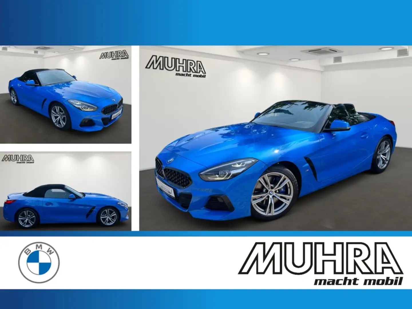 BMW Z4 sDrive30i Cabrio M Sport ACC LC Prof. Memory Blau - 1