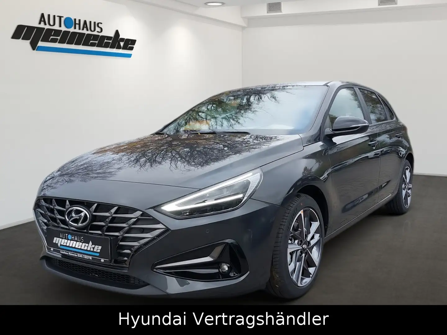 Hyundai i30 1.0 T-GDI Connect & Go DCT/NAVI/LED SW Gris - 1