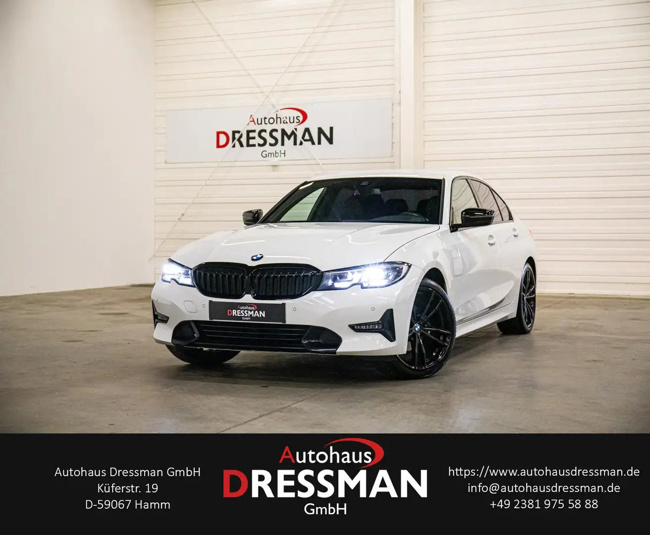 BMW 320 d M-SPORTLINE LIMO LED HuD HARMAN/KARDON Alb - 1