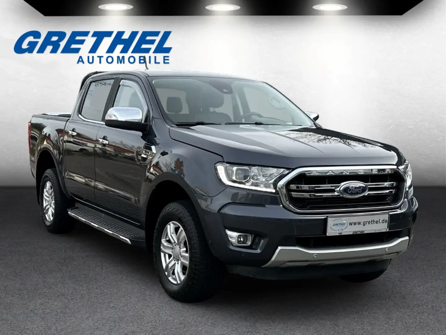 Ford Ranger Limited DoKa 4x4 AHK Navi Leder LED Sperrdiff. El. Grau - 1