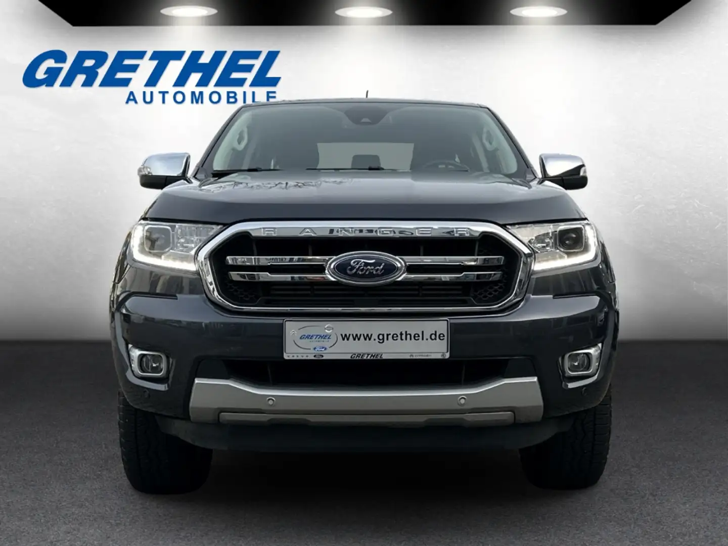 Ford Ranger Limited DoKa 4x4 AHK Navi Leder LED Sperrdiff. El. Grau - 2