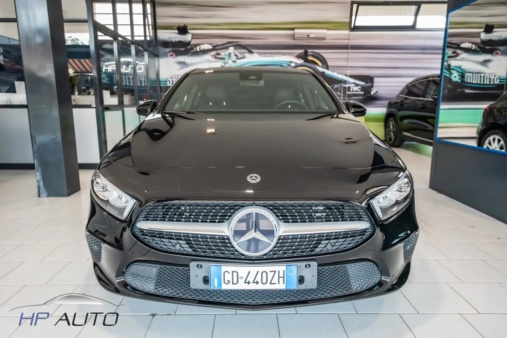 Mercedes-Benz A 180 A 180 d Sport Extra auto pelle NEOPATENTATI Nero - 2