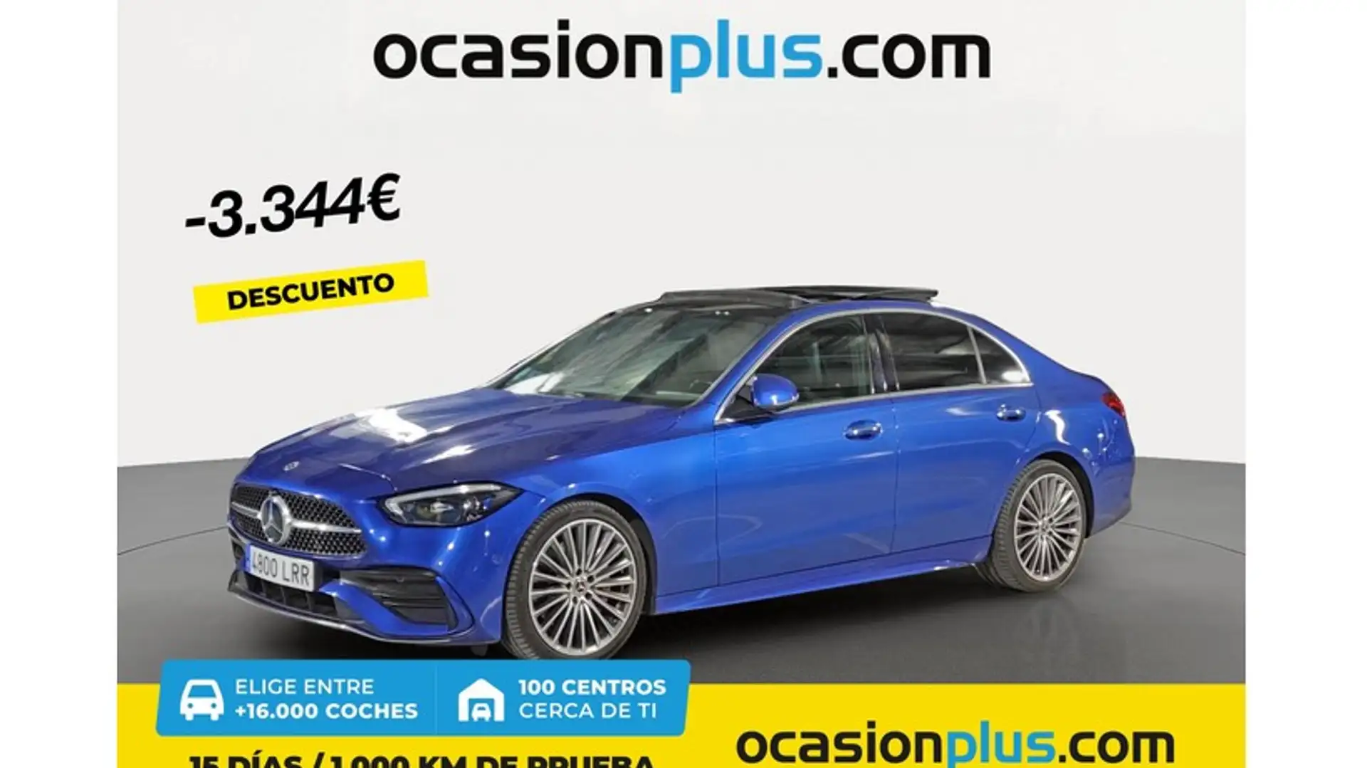 Mercedes-Benz C 220 220d 9G-Tronic Blauw - 1