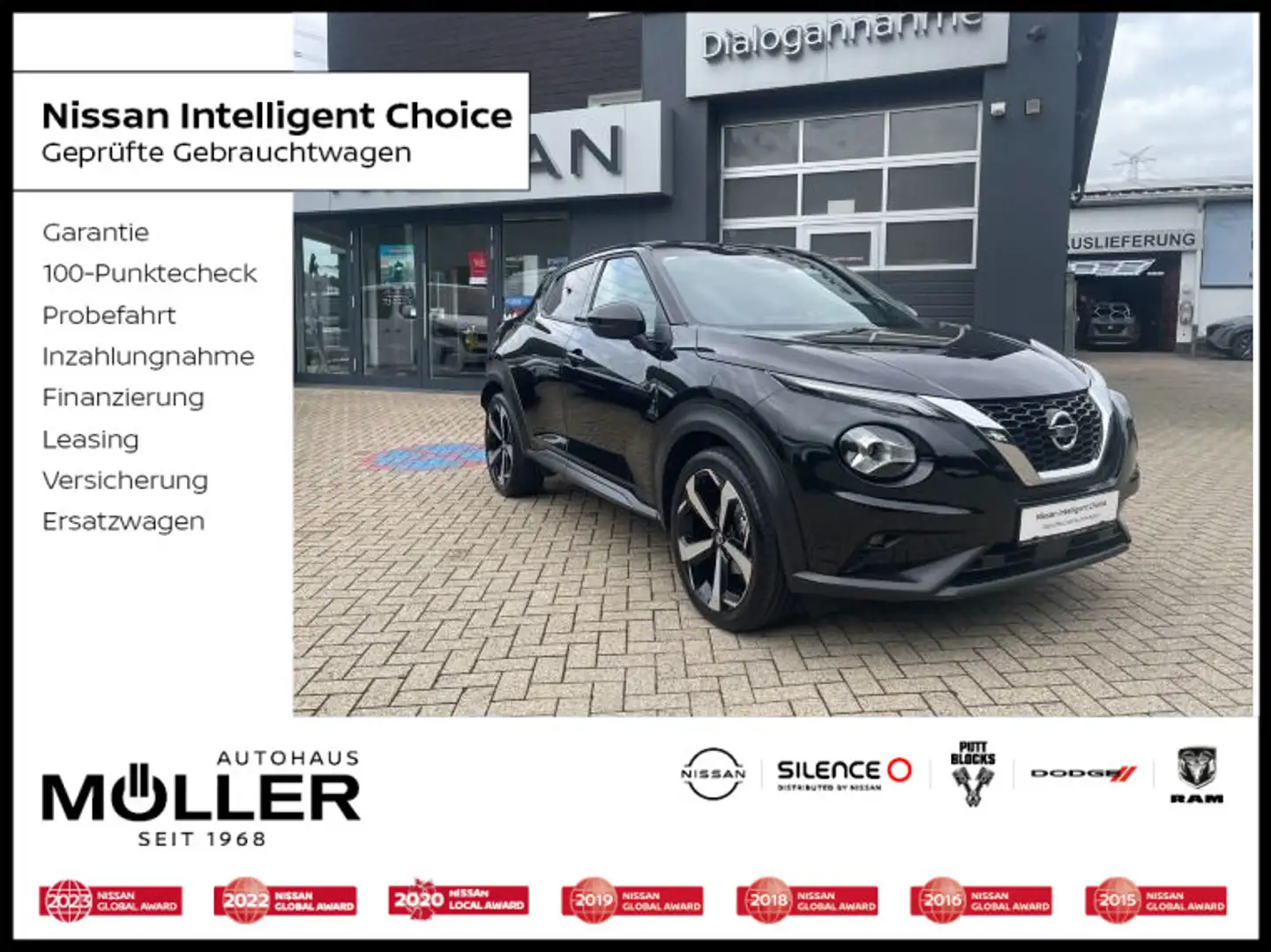 Nissan Juke 1.0 DIG-T Tekna Navi AVM-Kamera BOSE SH 19" Nero - 1