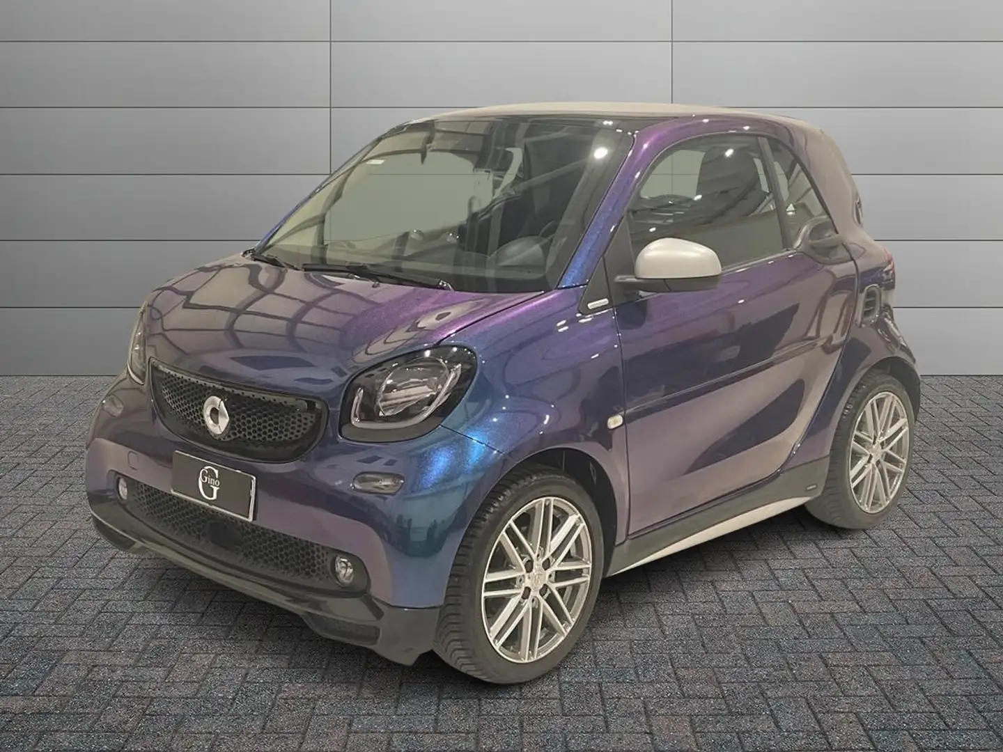 smart forTwo 0.9 t Brabus Style 90cv twinamic Bleu - 1