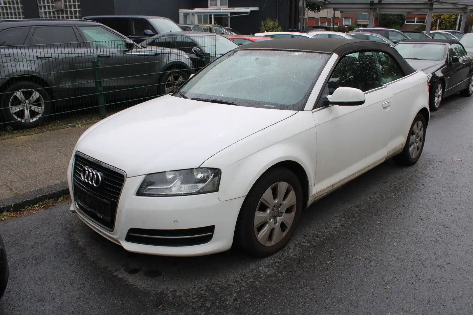 Audi A3 2,0TDI Cabriolet*LEDER*SHZ*MFL*TEMPOMAT! Wit - 1