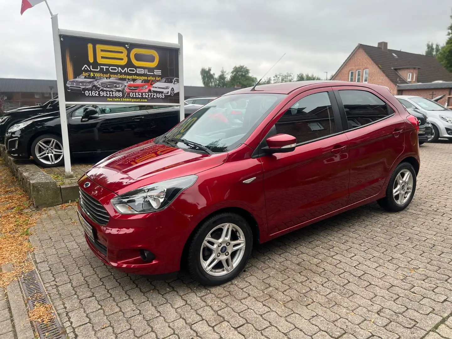 Ford Ka/Ka+ KA+ Cool & Sound +Sitzh+Tempomat+GJR+ Rot - 1