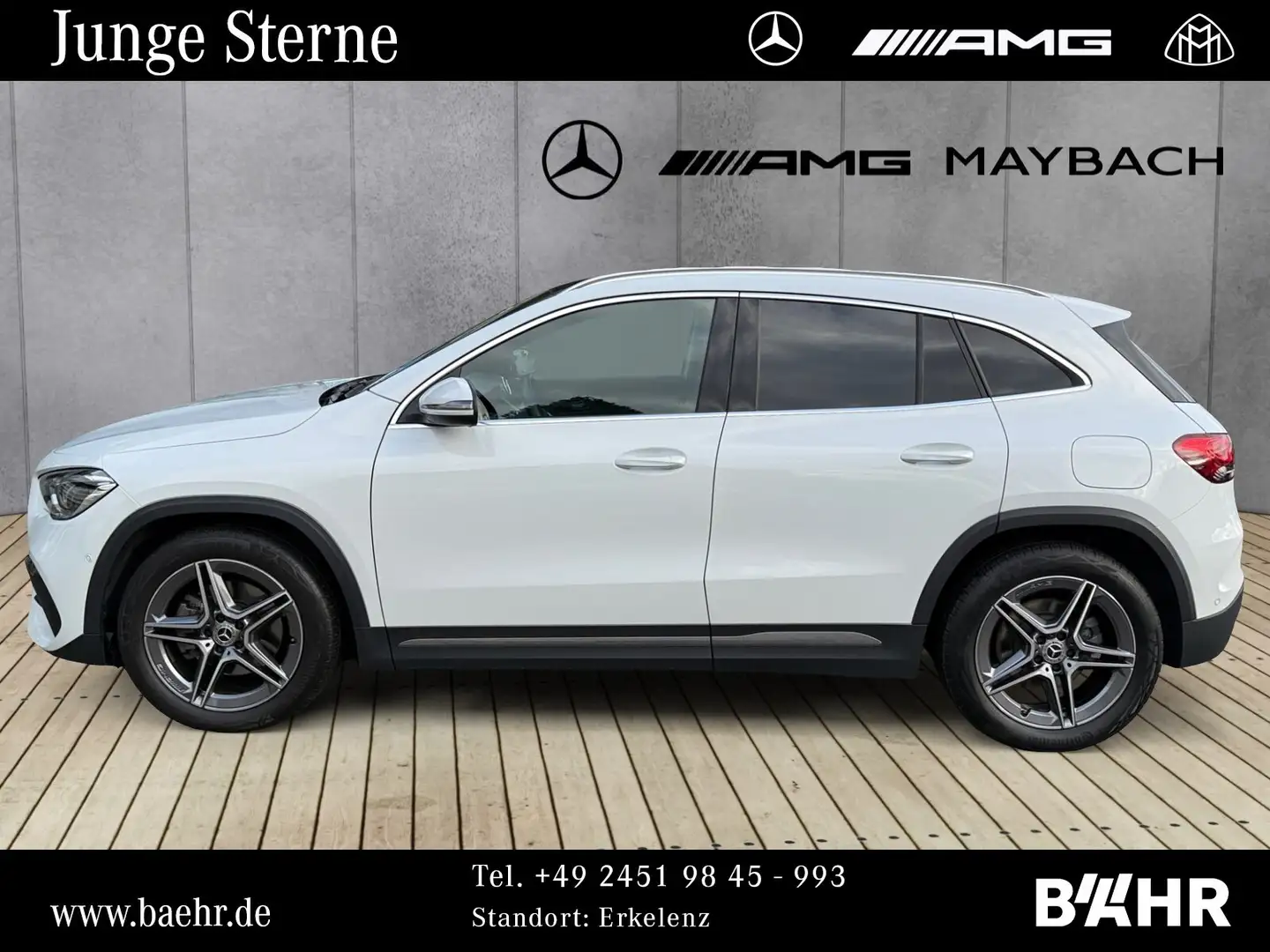 Mercedes-Benz GLA 220 GLA 220 d 4M AMG/MBUX/Multibeam/Pano/AHK/LMR19" Weiß - 2