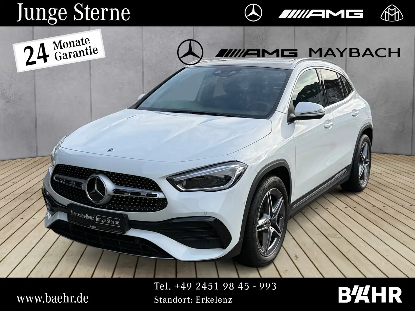 Mercedes-Benz GLA 220 GLA 220 d 4M AMG/MBUX/Multibeam/Pano/AHK/LMR19" Weiß - 1