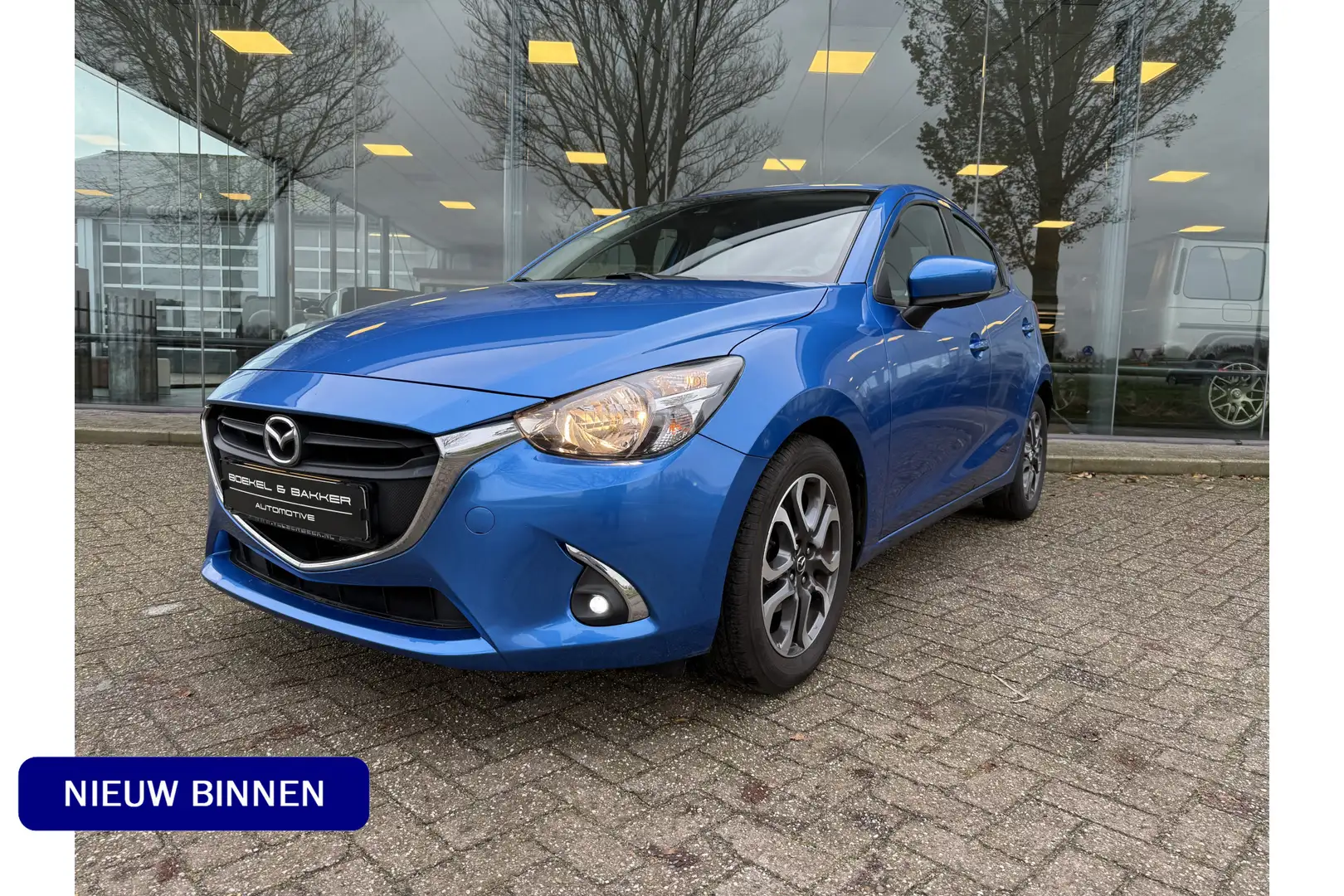 Mazda 2 1.5 Skyactiv-G Dynamic+ Navigatie ** LM Velgen ** Blauw - 1