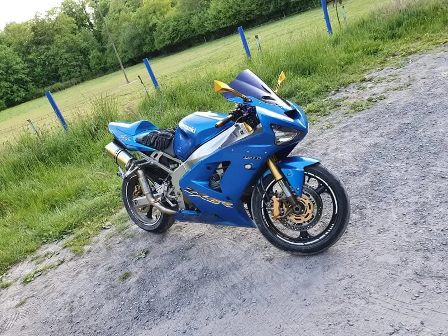 Kawasaki Ninja ZX-6R 636 injection 22.359KM ETAT IMPECCABLE Kék - 1