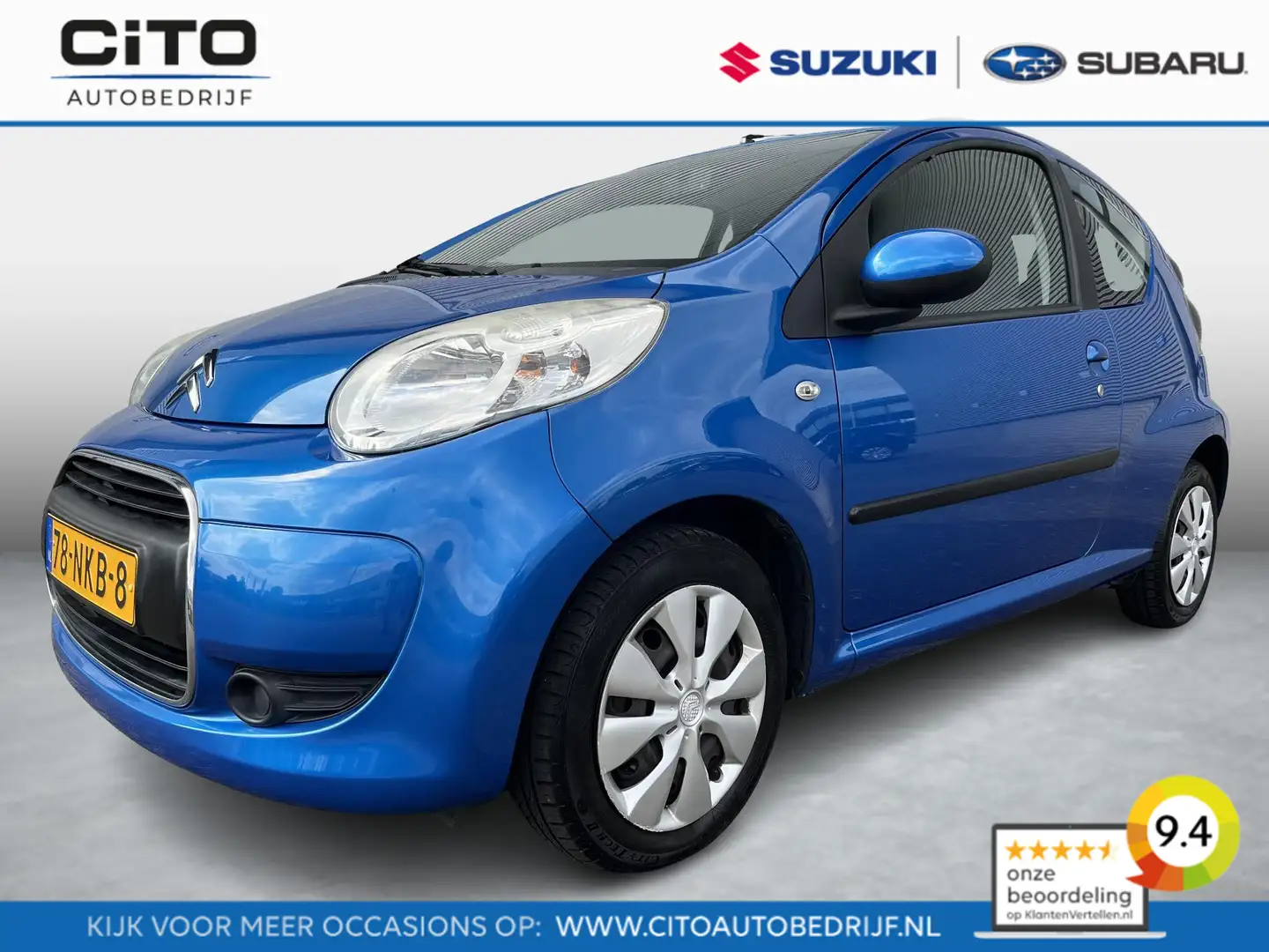 Citroen C1 1.0-12V Ambiance | Lage KM-stand | Rijklaarprijs | Blauw - 1