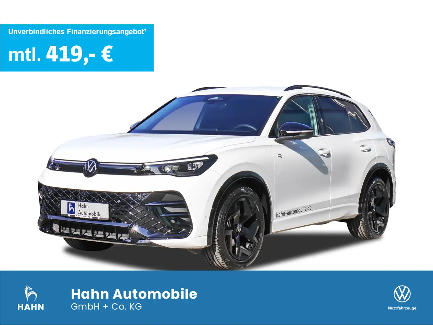 Volkswagen Tiguan R-Line 1,5 l eTSI OPF 150 PS DSG AHK Weiß - 1