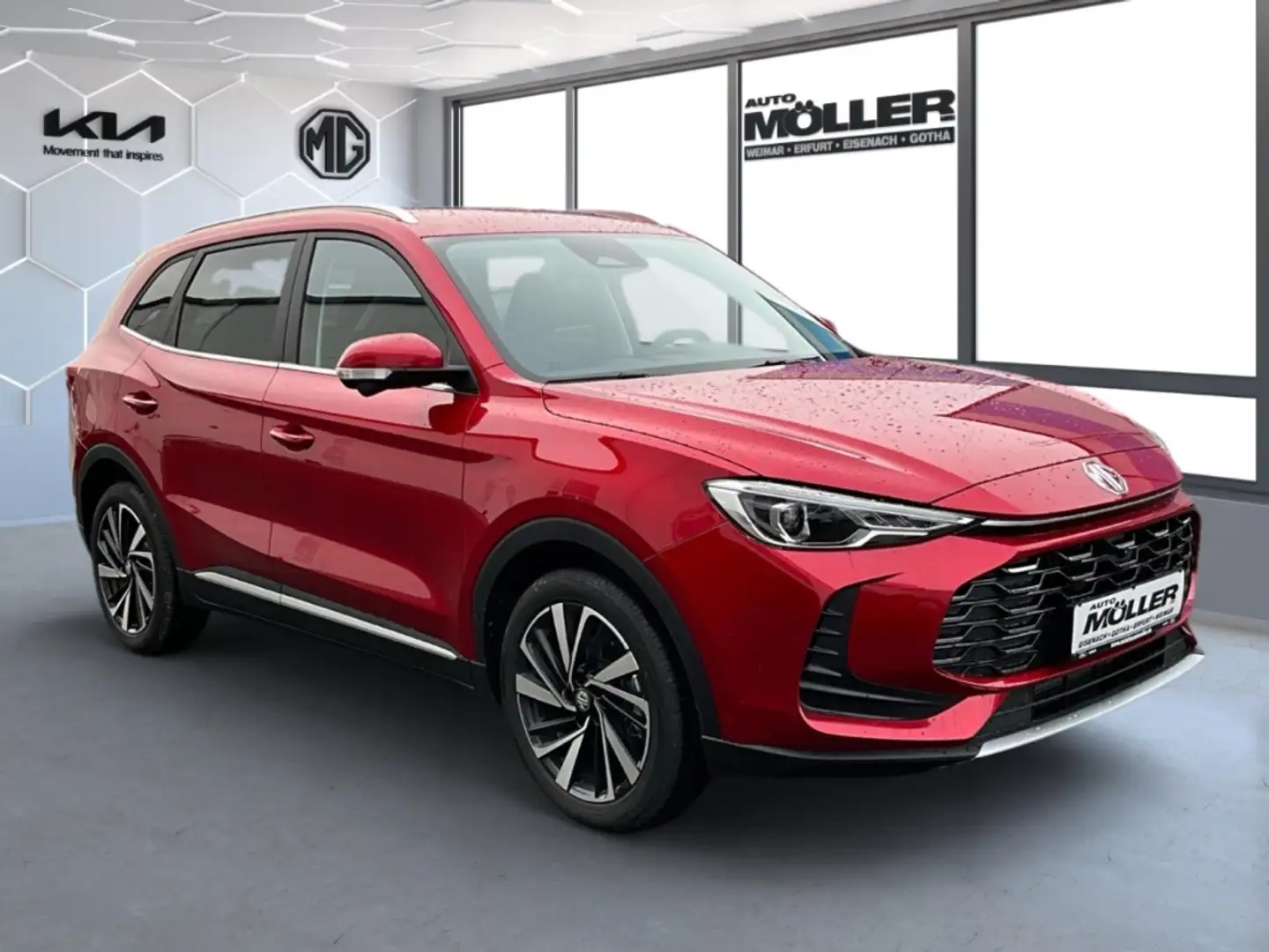 MG ZS Hybrid+ Luxury MY25 Leder Navi LED 360°ACC SHZ Rood - 2