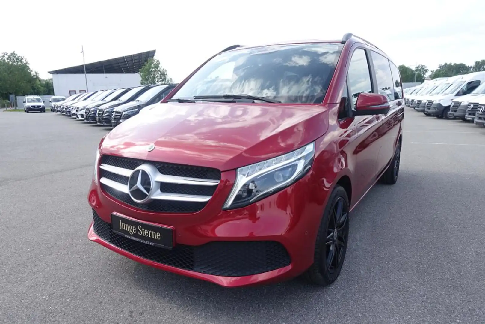 Mercedes-Benz V 300 d EDITION 4M 7-Sitzer MBUX Standheizung Rot - 1