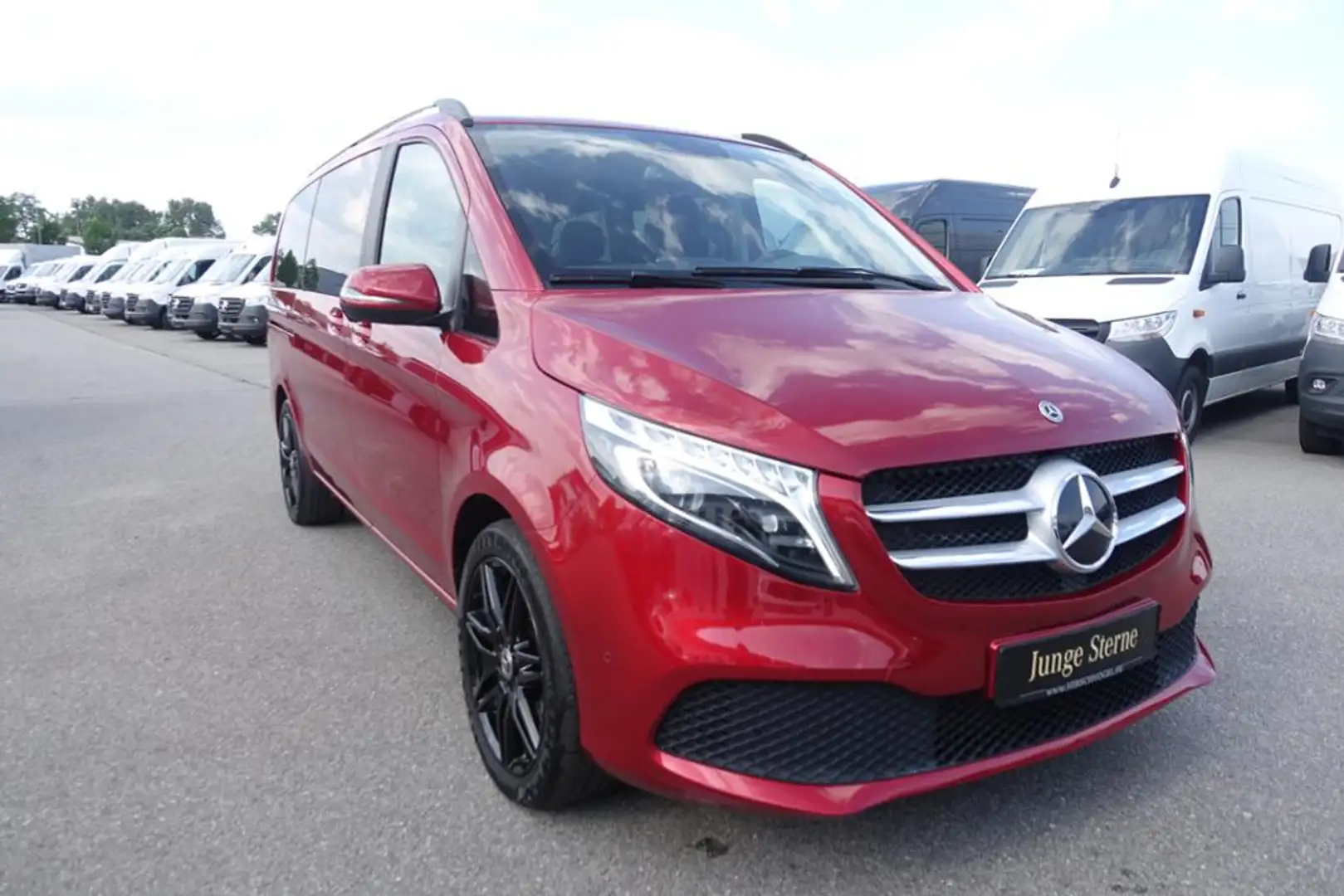 Mercedes-Benz V 300 d EDITION 4M 7-Sitzer MBUX Standheizung Rot - 2
