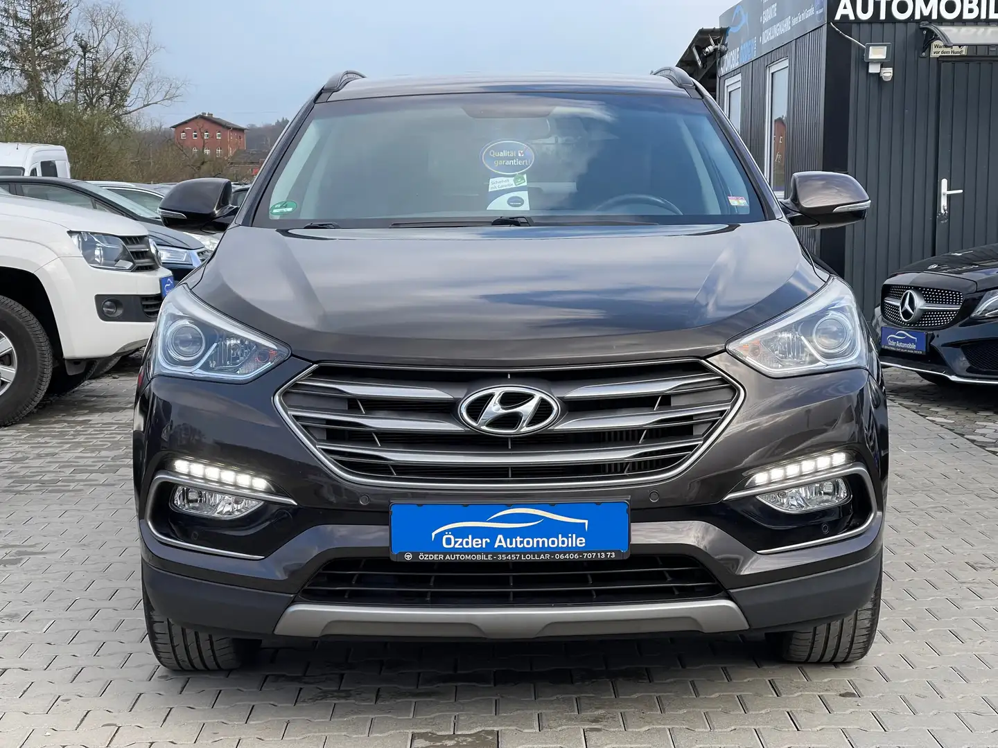 Hyundai SANTA FE blue 4WD Style+Finanzierung+Garantie+Euro6+ Barna - 2
