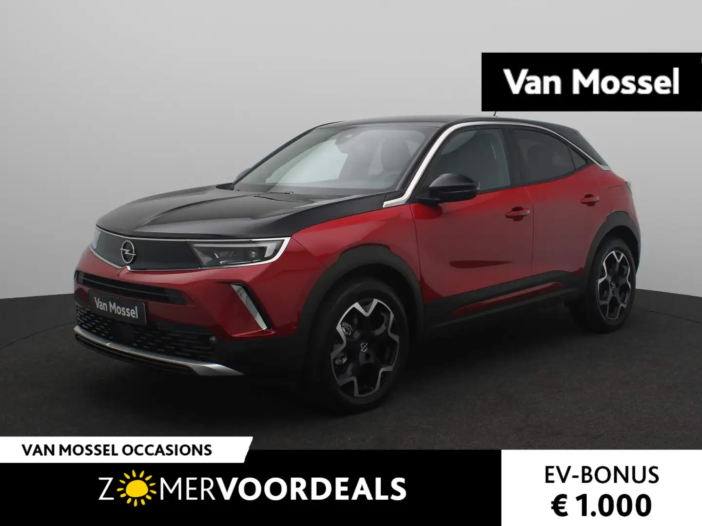 Opel Mokka 50-kWh 11kW Level 5 Opel Mokka-e 50-kWh 11kW Level Rood - 1