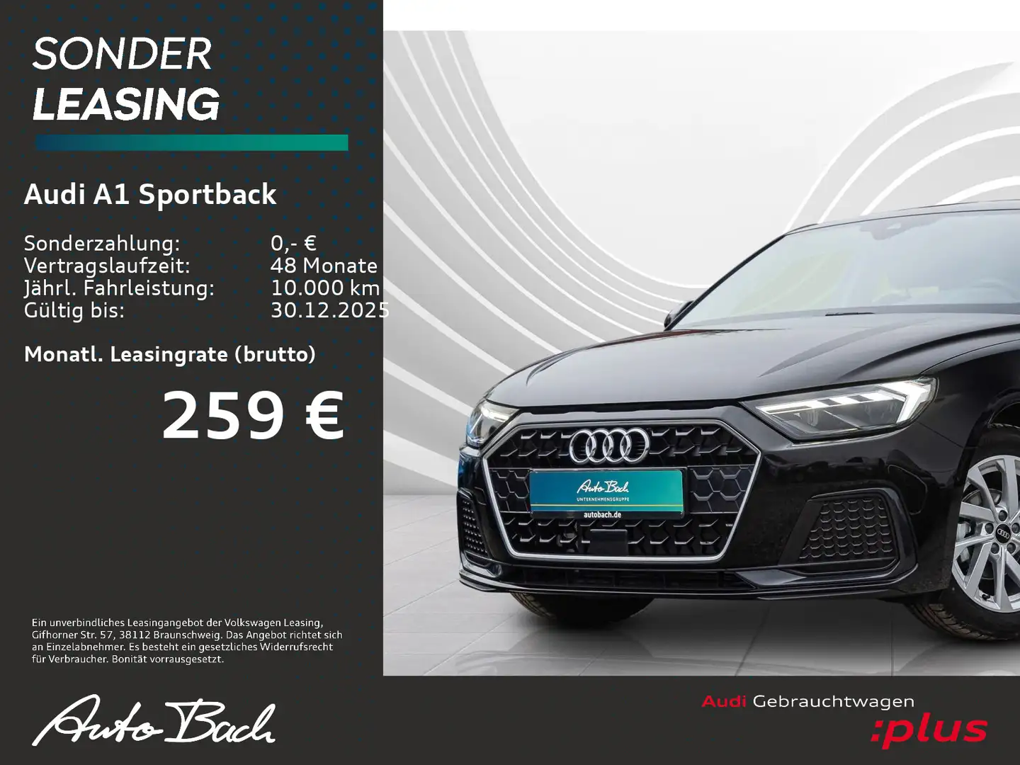 Audi A1 advanced 25TFSI LED Sitzheizung vir Noir - 2