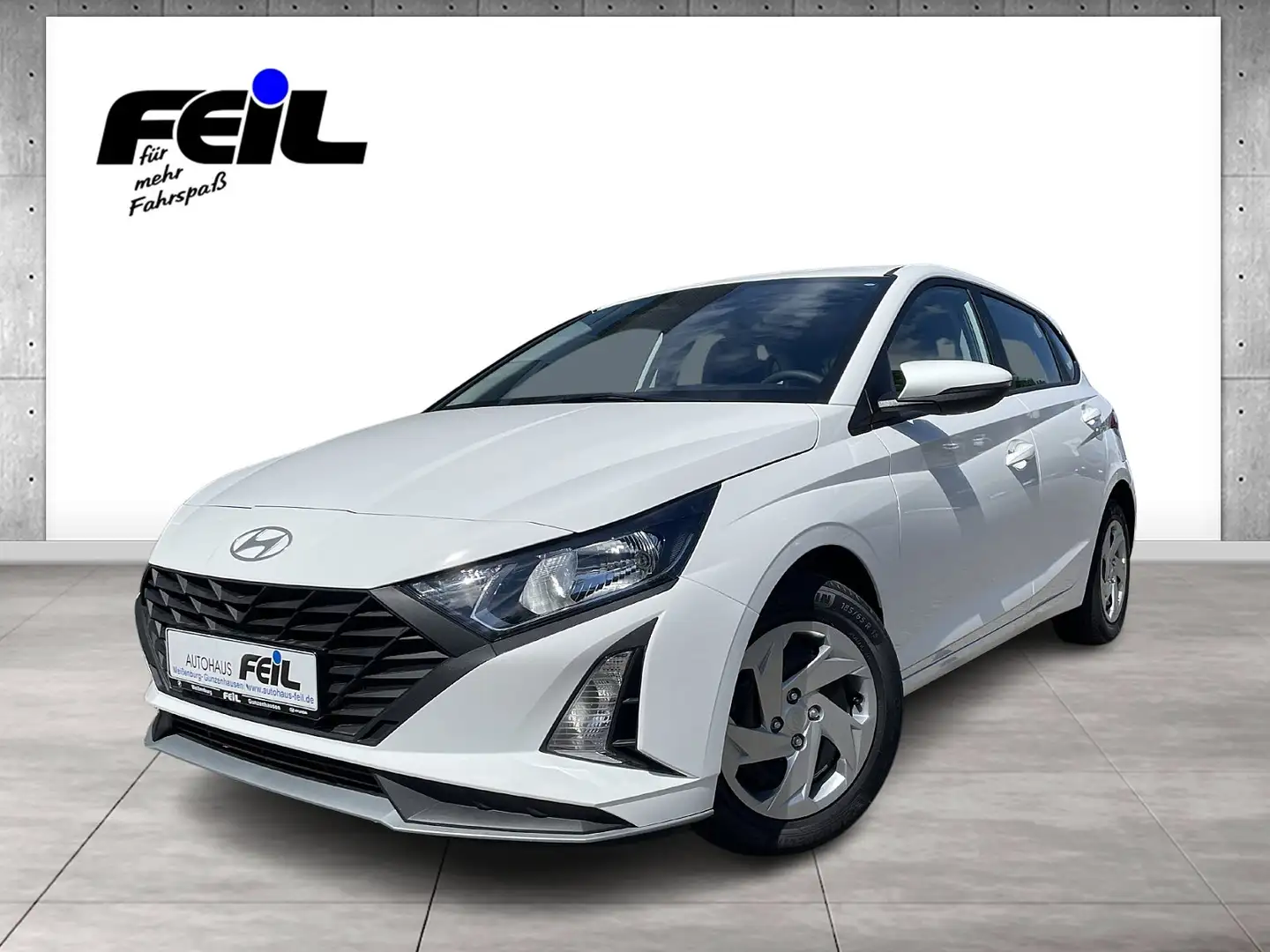 Hyundai i20 Select DAB RFK Klima PDC Blanc - 1