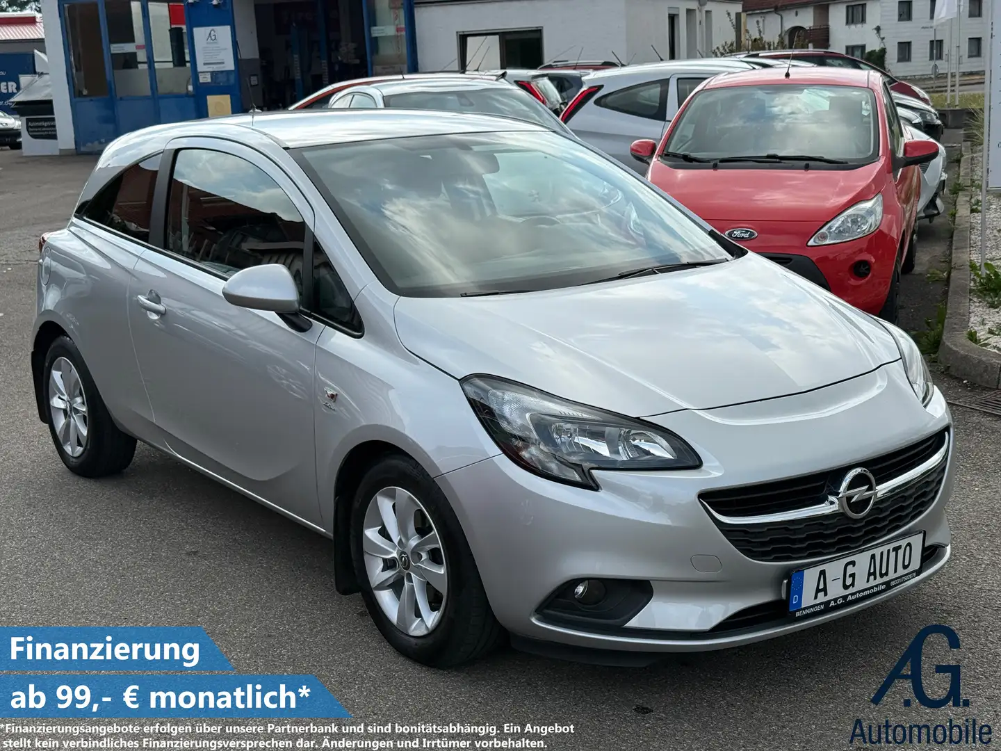 Opel Corsa Drive +Garantie Tempomat Klima TÜV+Service NEU Grau - 1