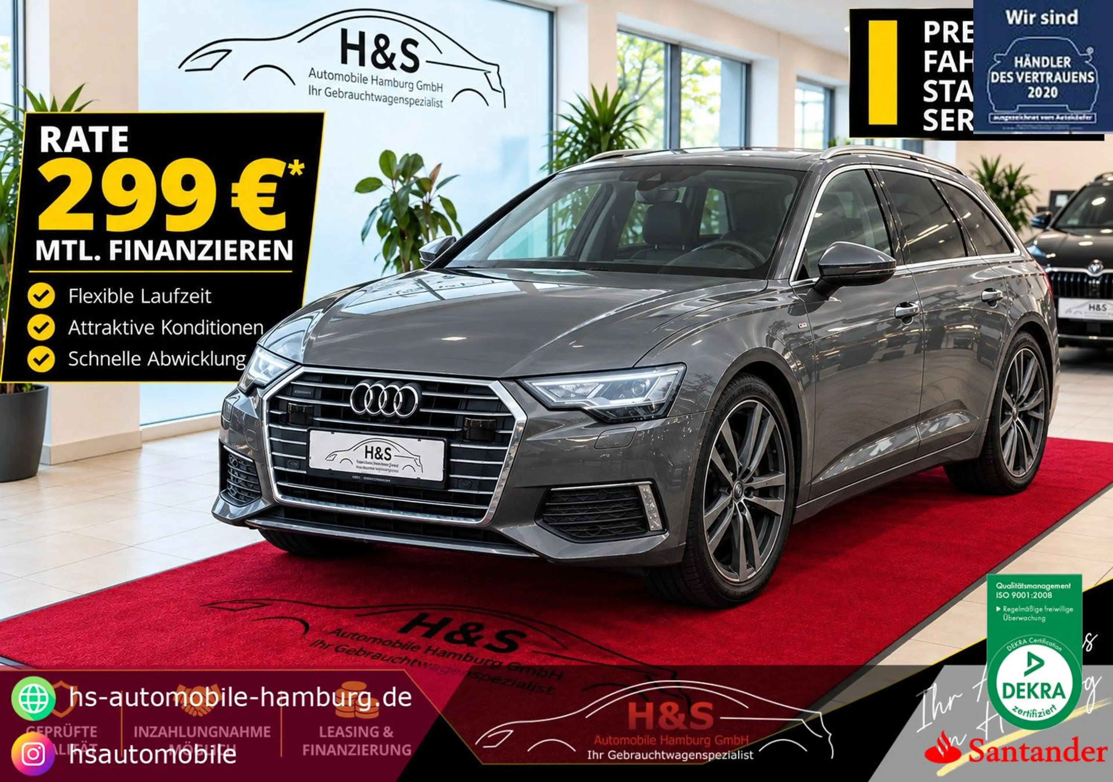 Audi A6 Avant 50 TDI quattro design *B&O/PANO/AHK*