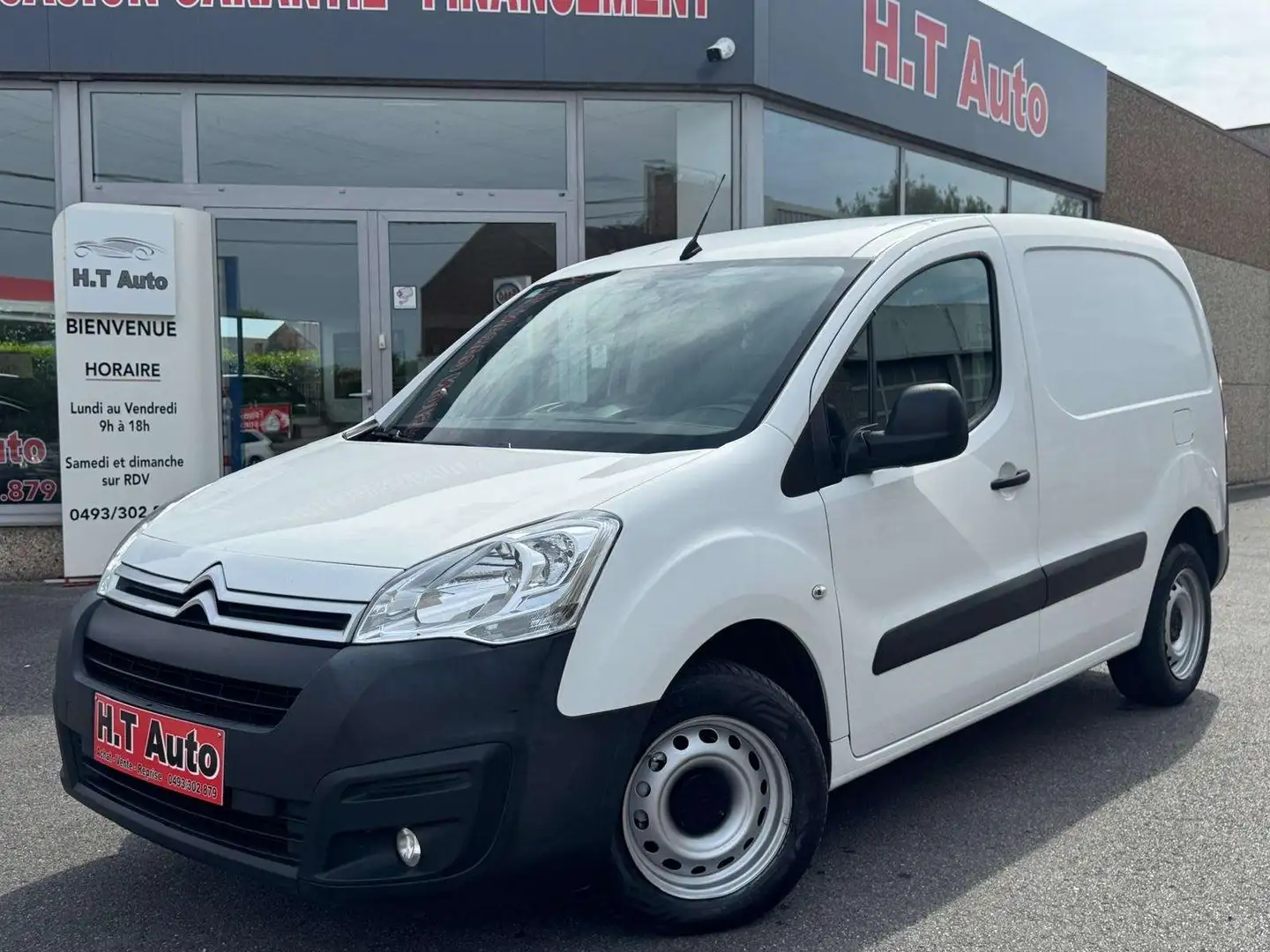 Citroen Berlingo 1.6 BlueHDi/Utilitaire/Euro6b/Prete a immatriculer Blanc - 1