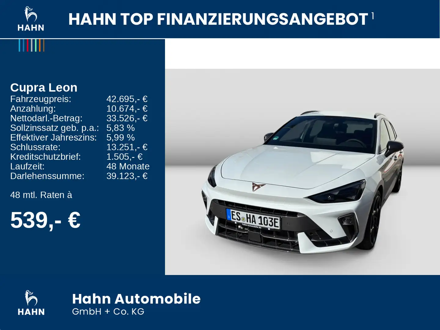 CUPRA Leon Sportstourer VZ 1.5 e-HYBRID AHK PDC Full Wit - 2
