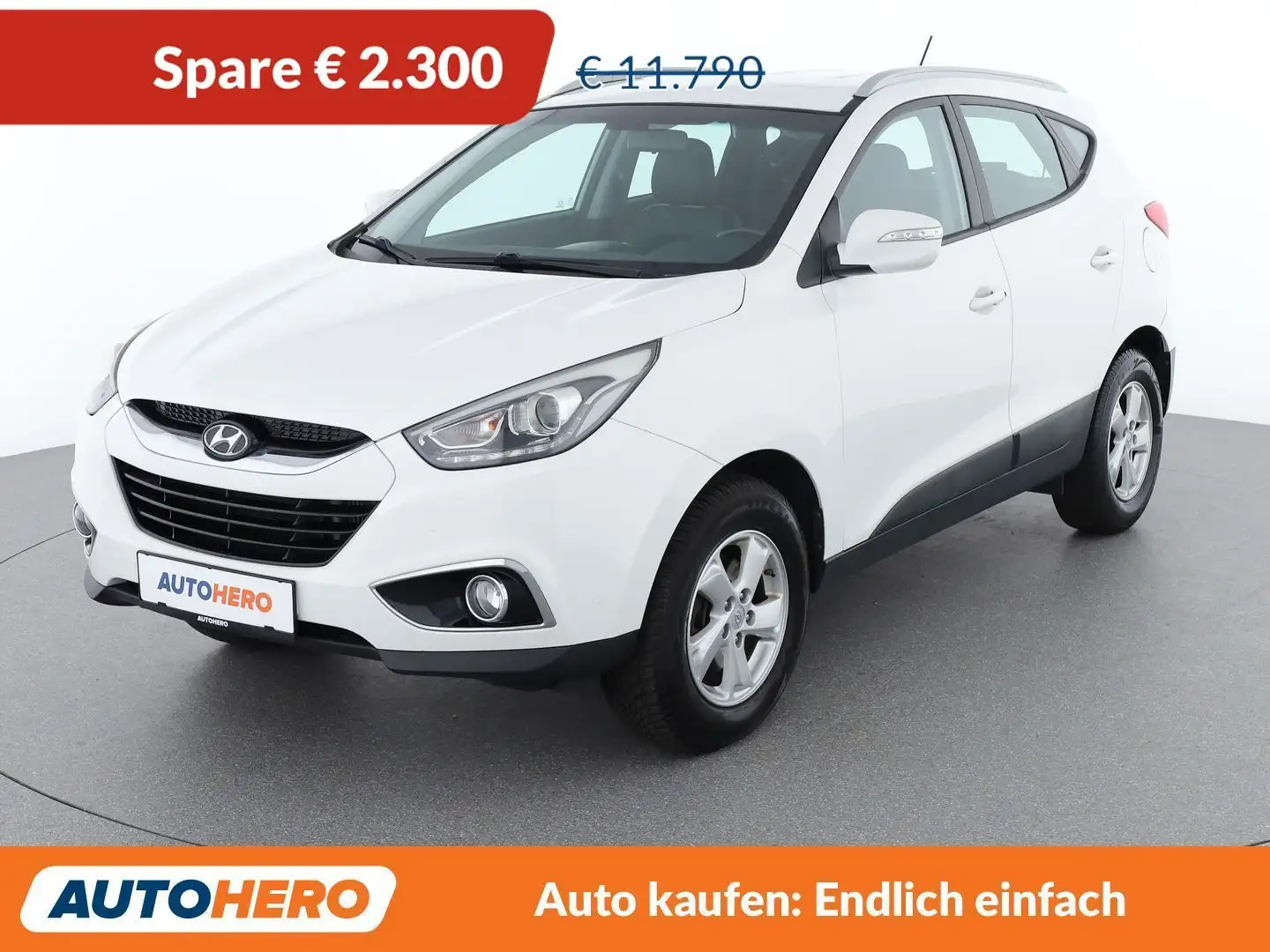 Hyundai iX35 1.7 CRDi Go 2WD *TEMPO*SHZ*BT* Blanco - 1