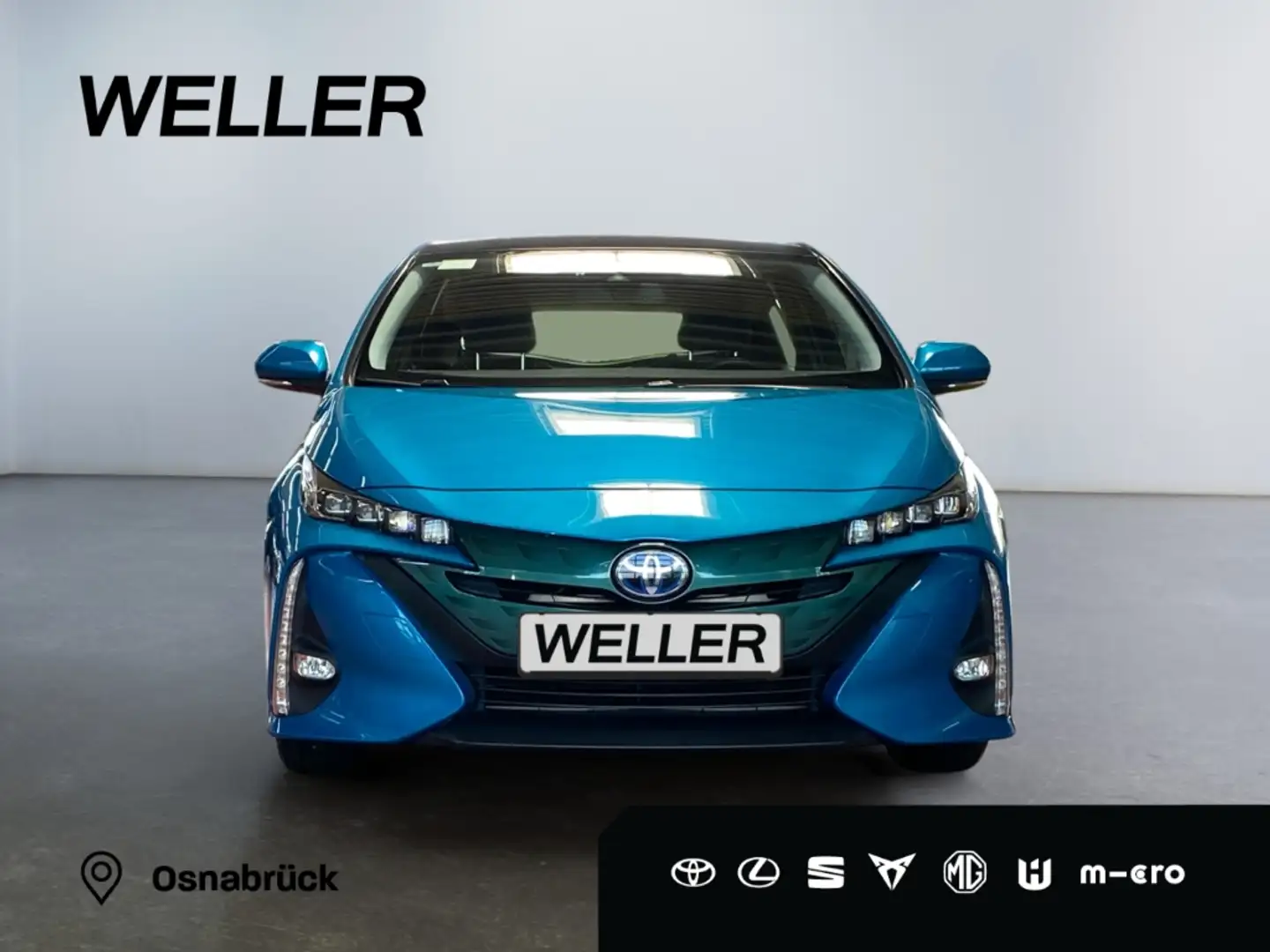 Toyota Prius Plug-in Hybrid Solar *Matrix*CAM*ACC*SHZ* Bleu - 2