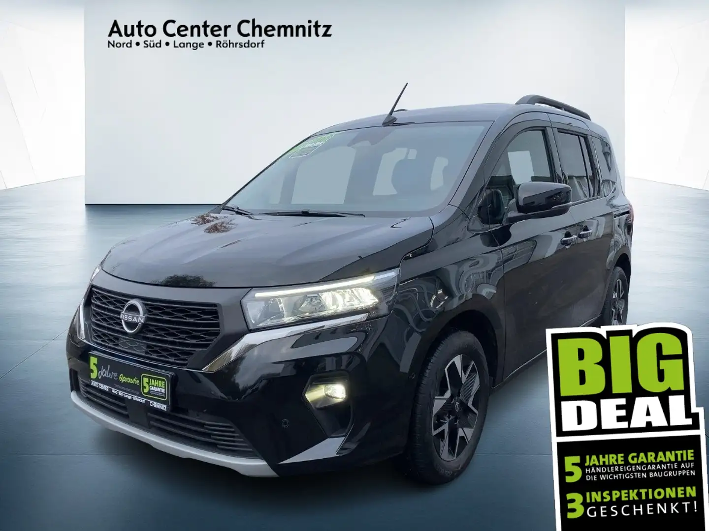 Nissan Townstar Kombi DCT 130 L1 N-Connecta Navi/SHZ/Kam Zwart - 1