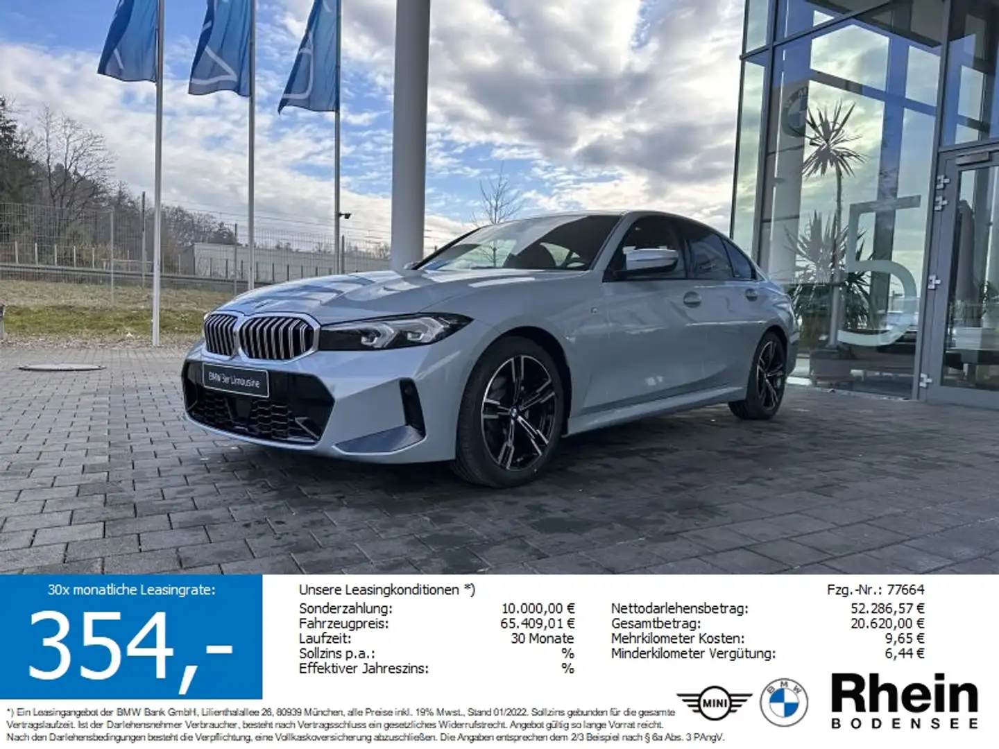 BMW 320 i Limousine M Sportpaket Grau - 1