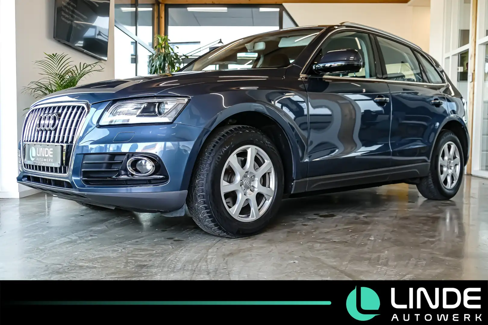 Audi Q5 2.0 TDI |NAVI|SHZ|KEYLESS|PDC|Bi-XENON|17 ALU Blau - 1
