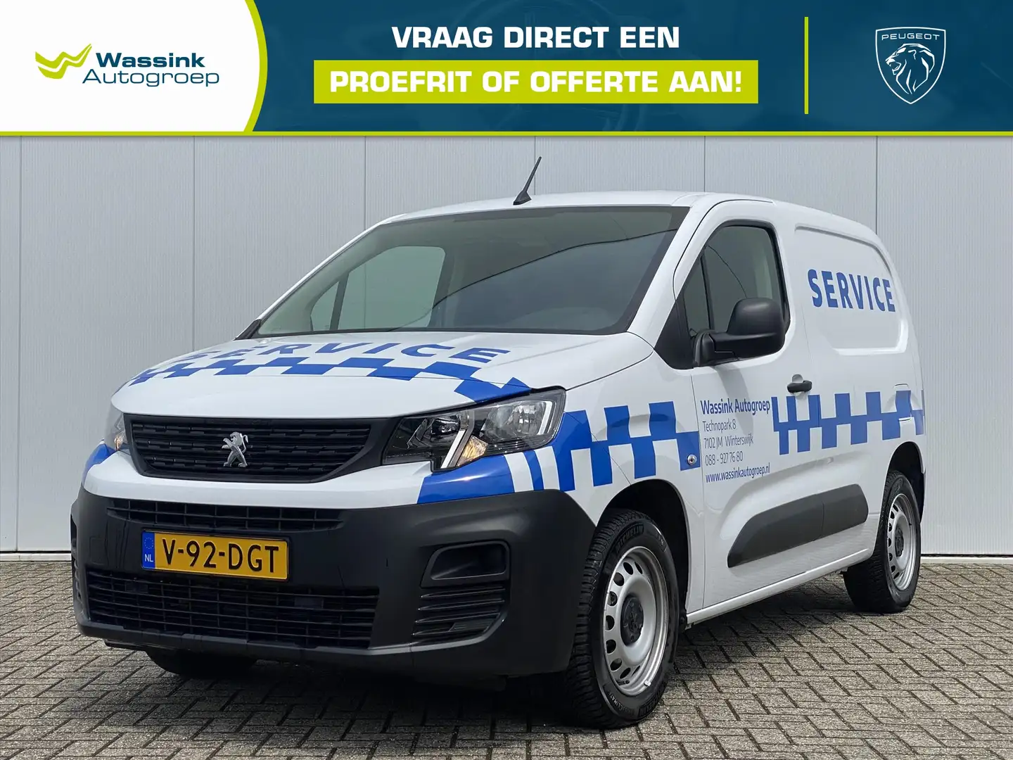 Peugeot Partner 1.5 BlueHDi 100pk S&S 1000kg | Airco | Cruise cont Wit - 1
