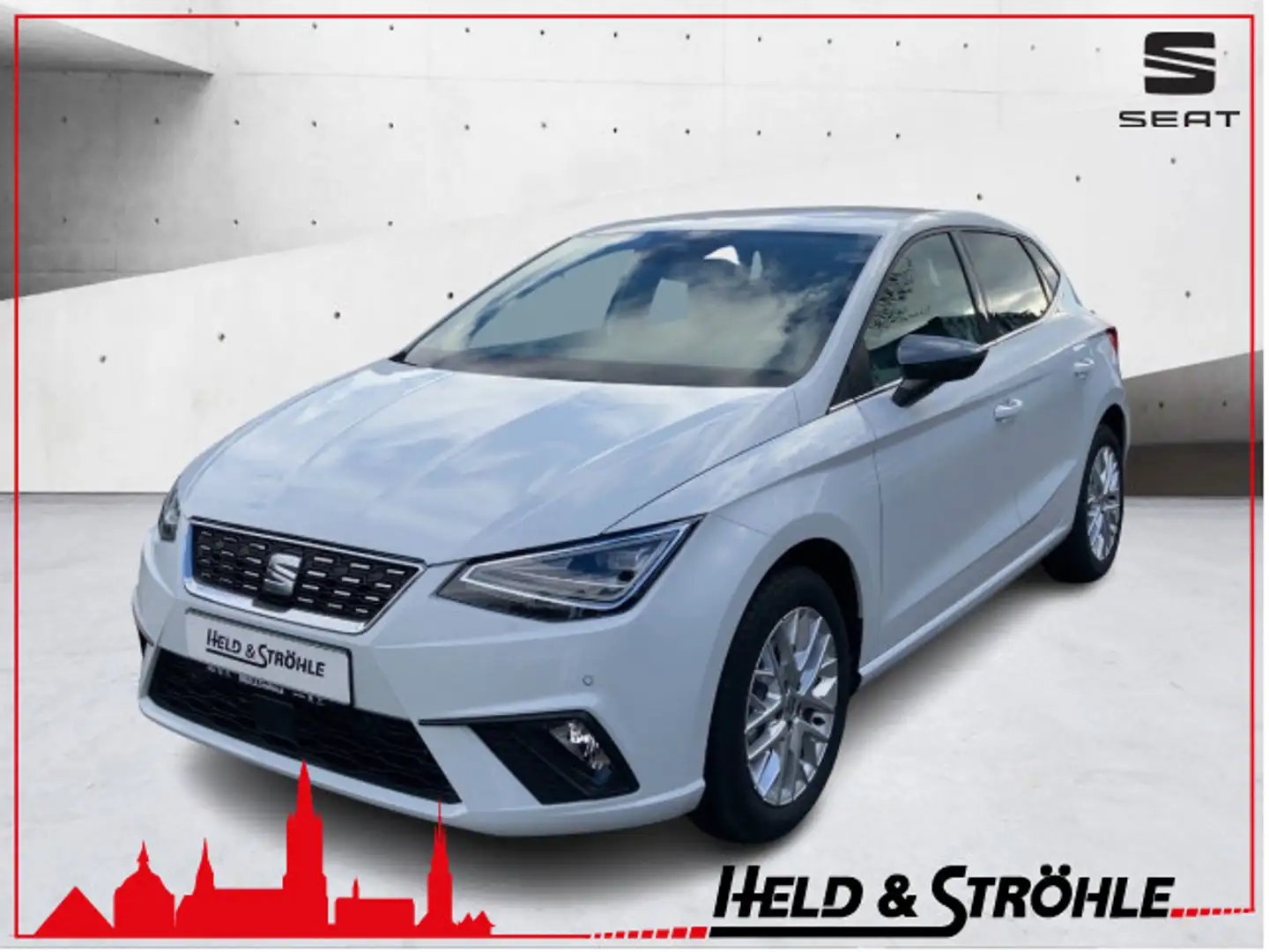 SEAT Ibiza Xcellence 1.0 TSI 85 kW R-KAM NAVI SHZ Weiß - 1