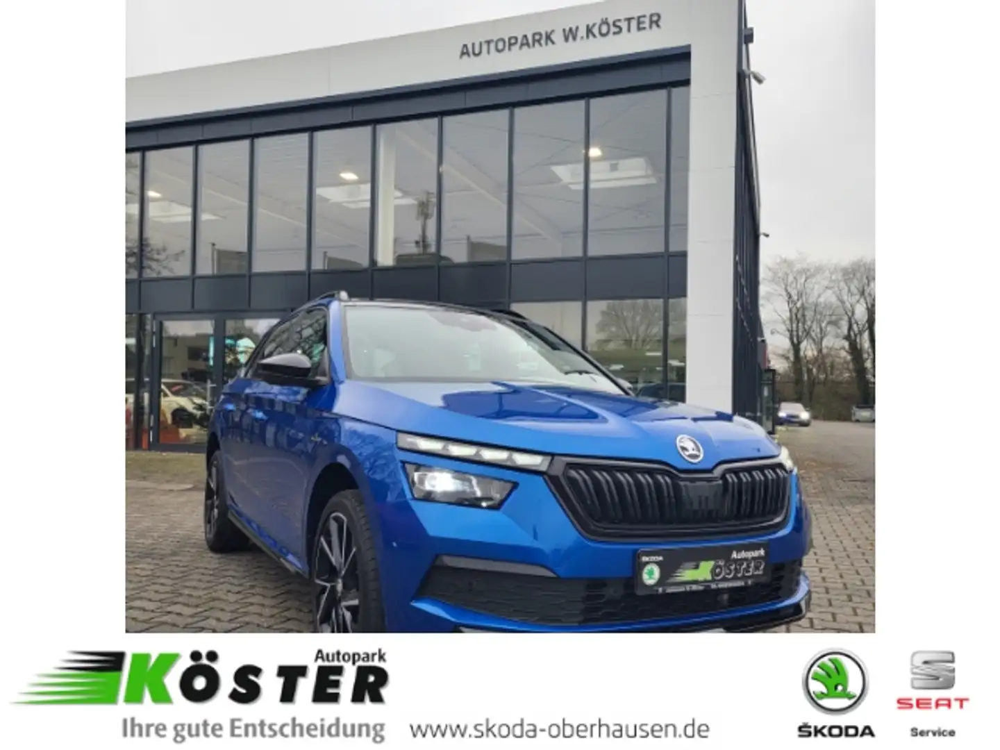 Skoda Kamiq Monte Carlo 1.5 TSI 7 G DSG Side Assist*STDHZ*LED Azul - 1