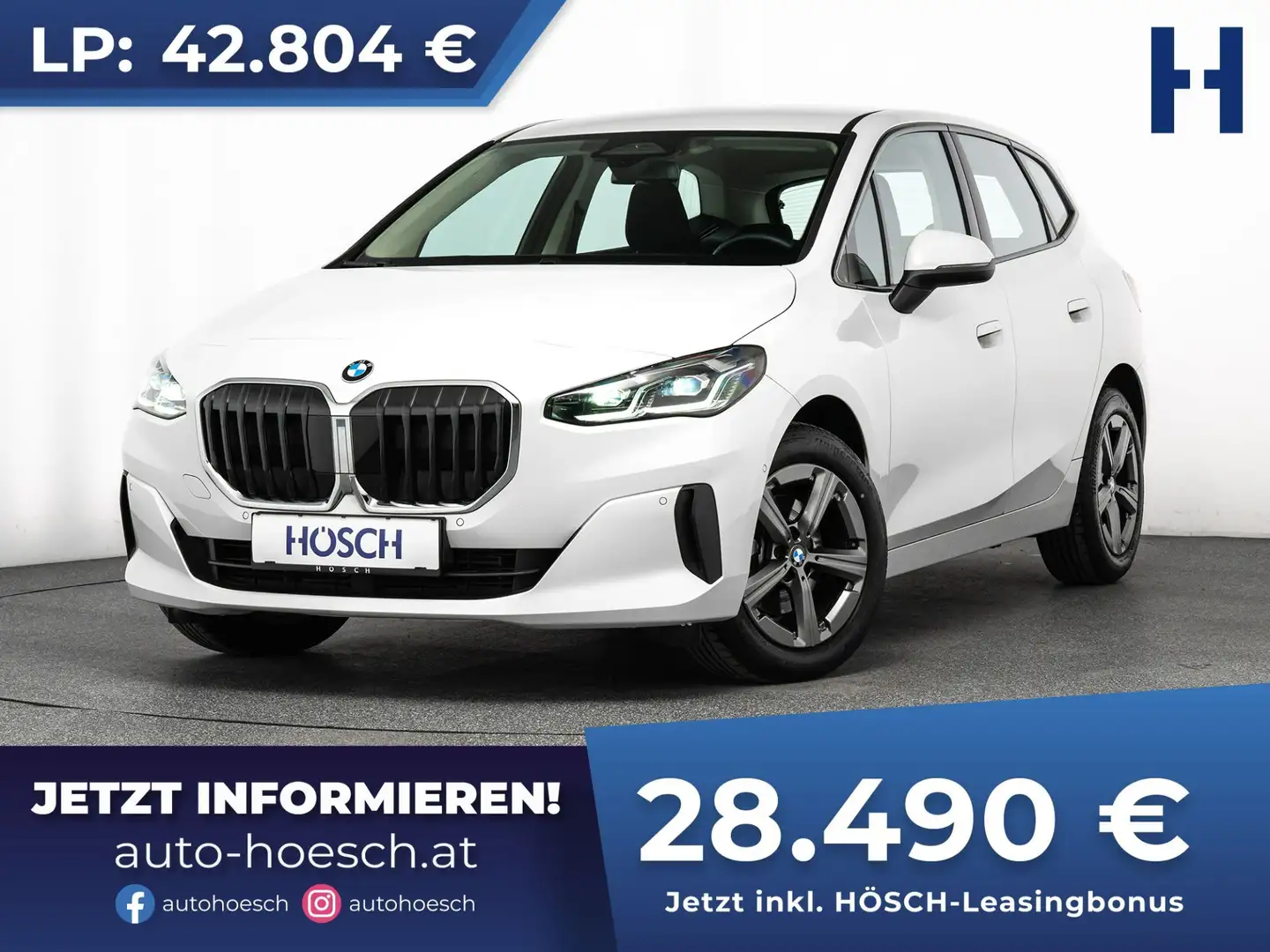 BMW 216 i Active Tourer ADAPTIV-LED KEYLESS SHZ NAVI ++ Weiß - 1