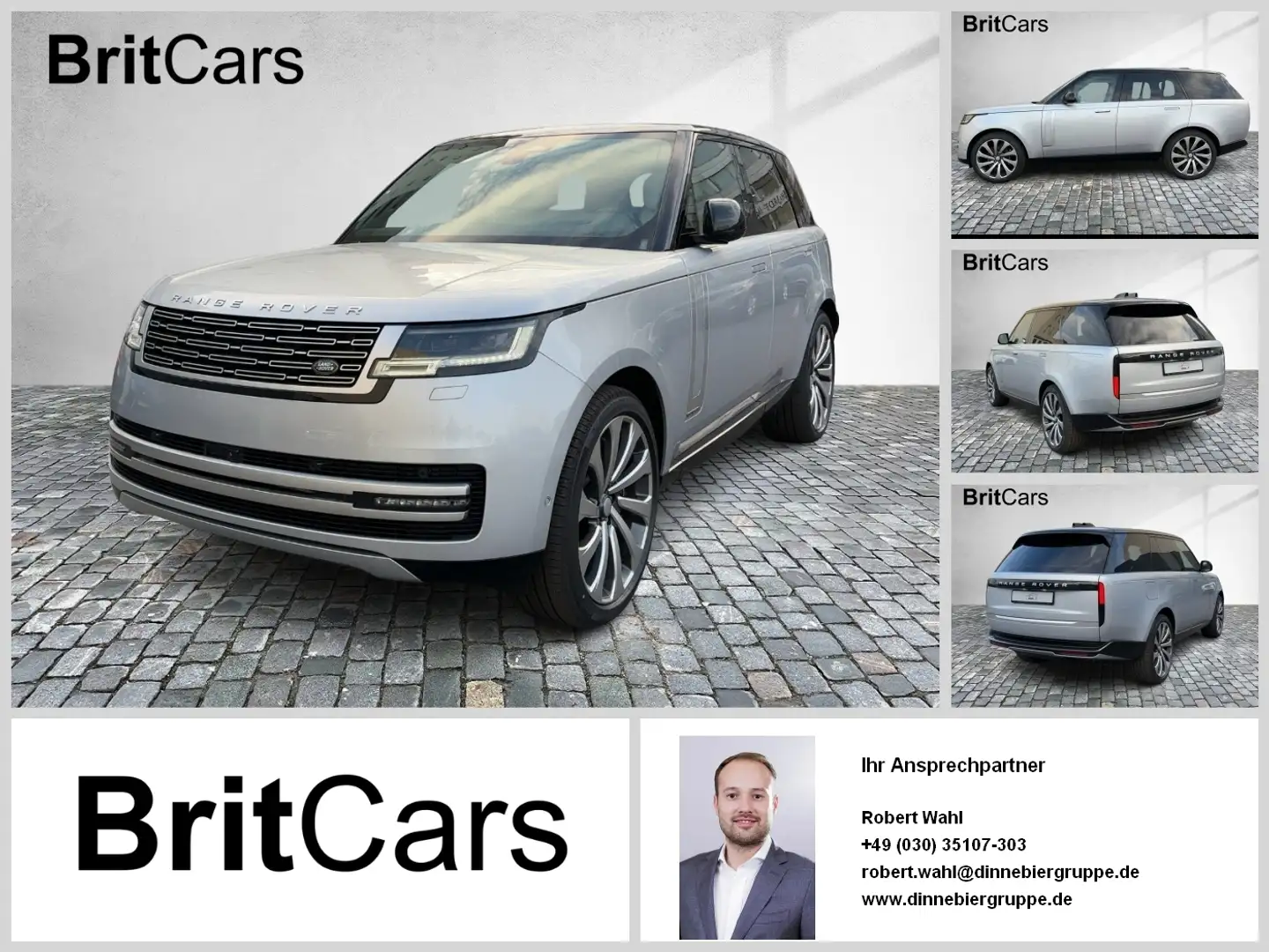 Land Rover Range Rover SWB 4.4 Benzin P530 Autobiography Silber - 1