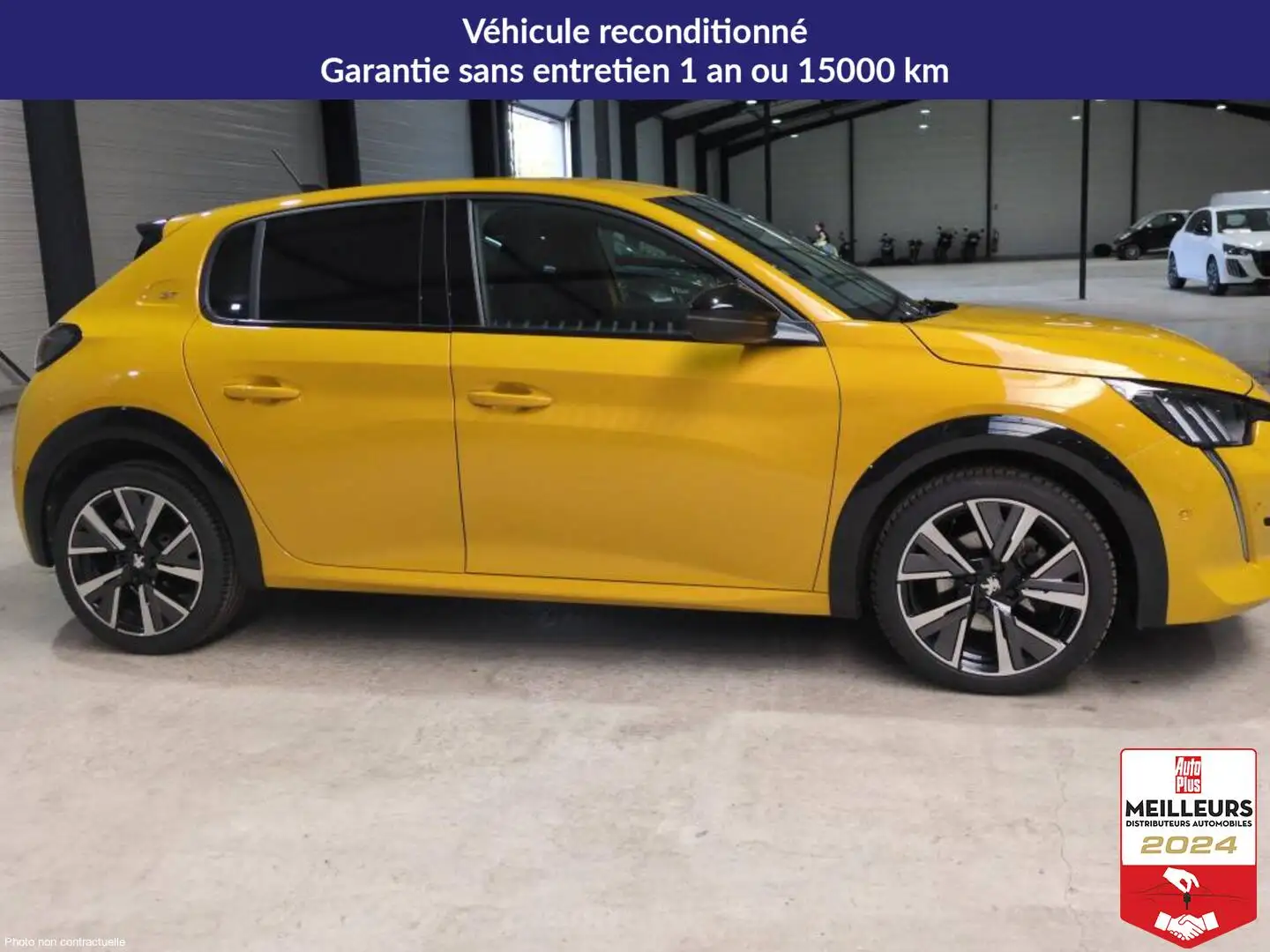 Peugeot 208 PURETECH 100 S\u0026S BVM6 GT Jaune - 2