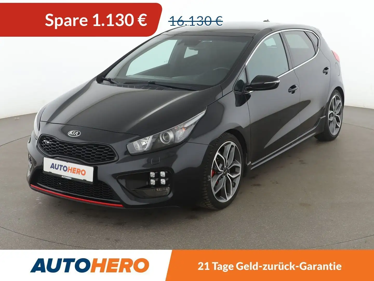 Kia Ceed / cee'd 1.6 TGDI GT-Track *NAVI*XENON*TEMPO*SHZ*LHZ*ALU* Schwarz - 1