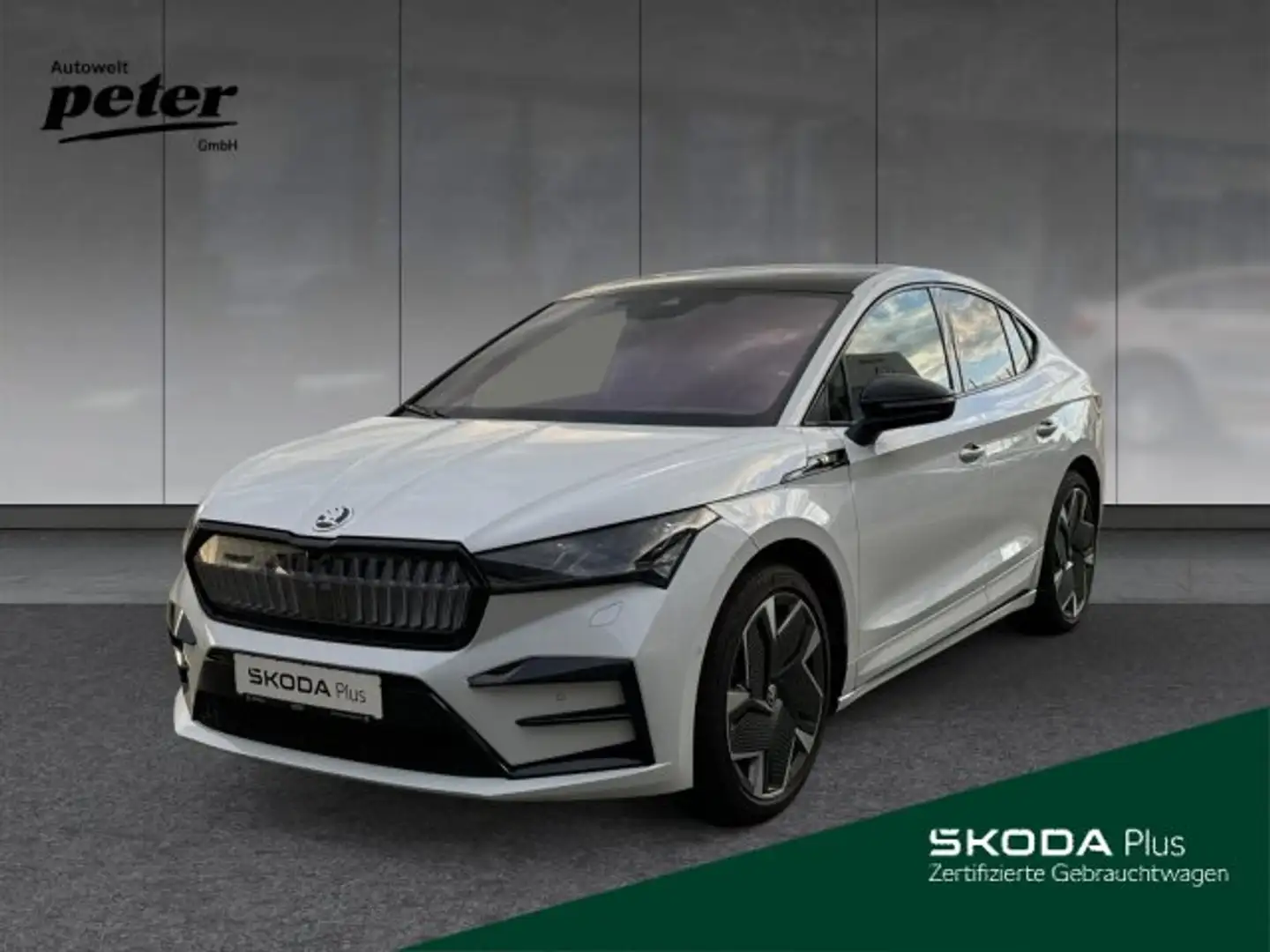 Skoda Enyaq ENYAQ COUPE RS **4X4*MATRIX*NAVI*PANORAMADACH** Wit - 1