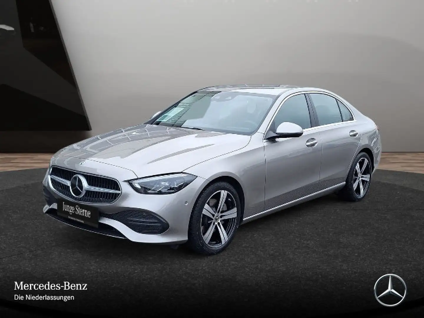 Mercedes-Benz C 200 AVANTG+AHK+LED+KAMERA+KEYLESS+9G Argent - 2